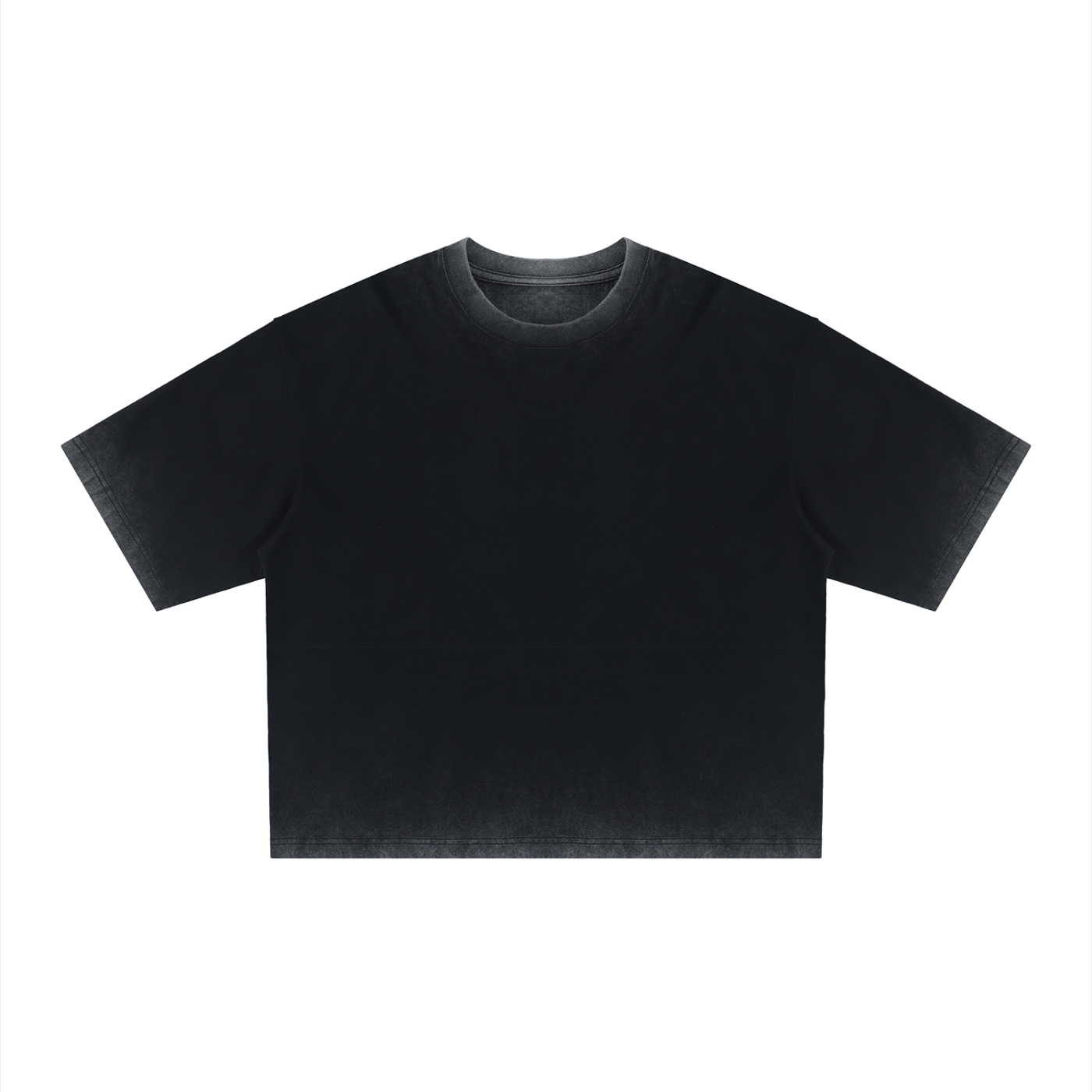 Unisex Reverse Dyed Boxy T-Shirt – Oversized Vintage Washed Streetwear Tee