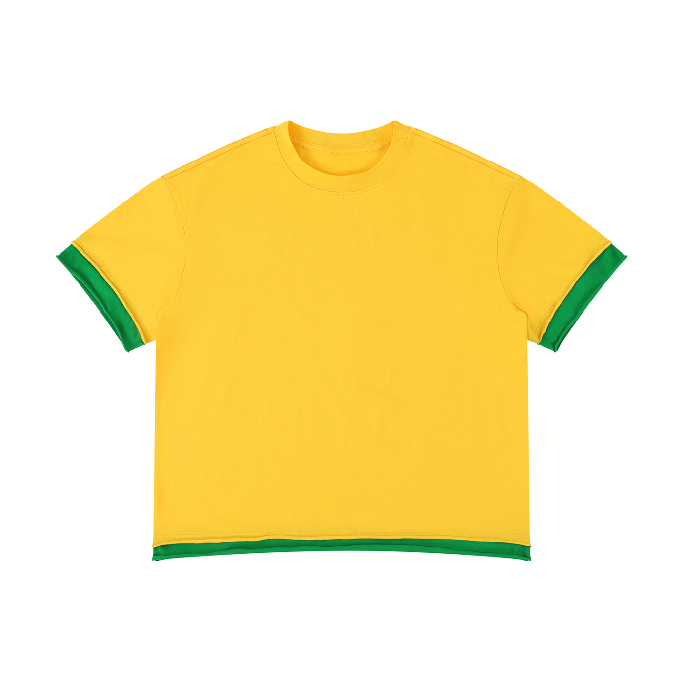 Unisex Boxy Color Block T-Shirt – Oversized Premium Streetwear Tee