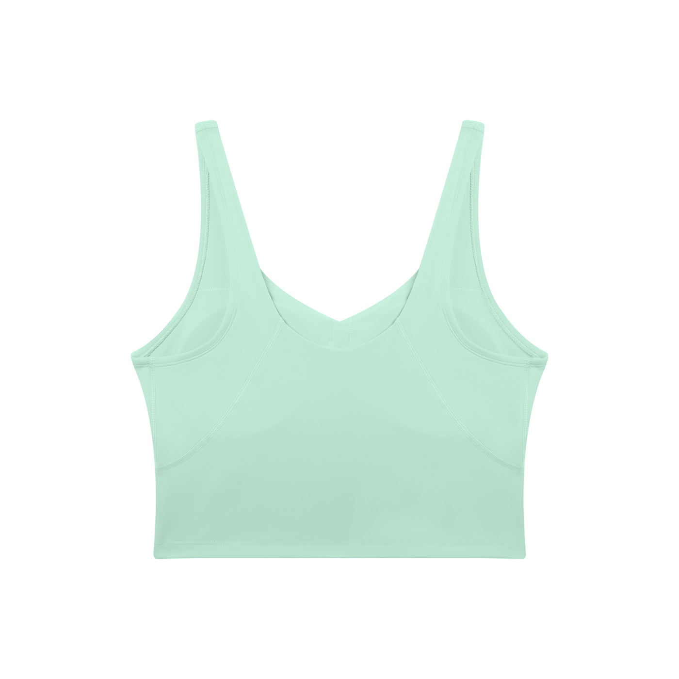 Women's V-Neck Yoga Sports Bra – Seamless Medium Support Workout & Activewear Bra
