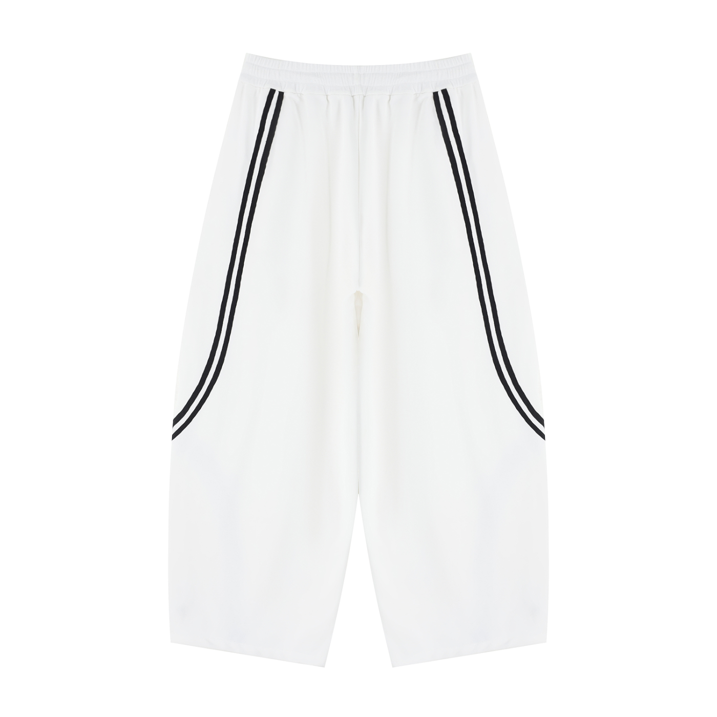Unisex Wide Leg Piping Sweatpants – Oversized Relaxed Fit Streetwear Joggers