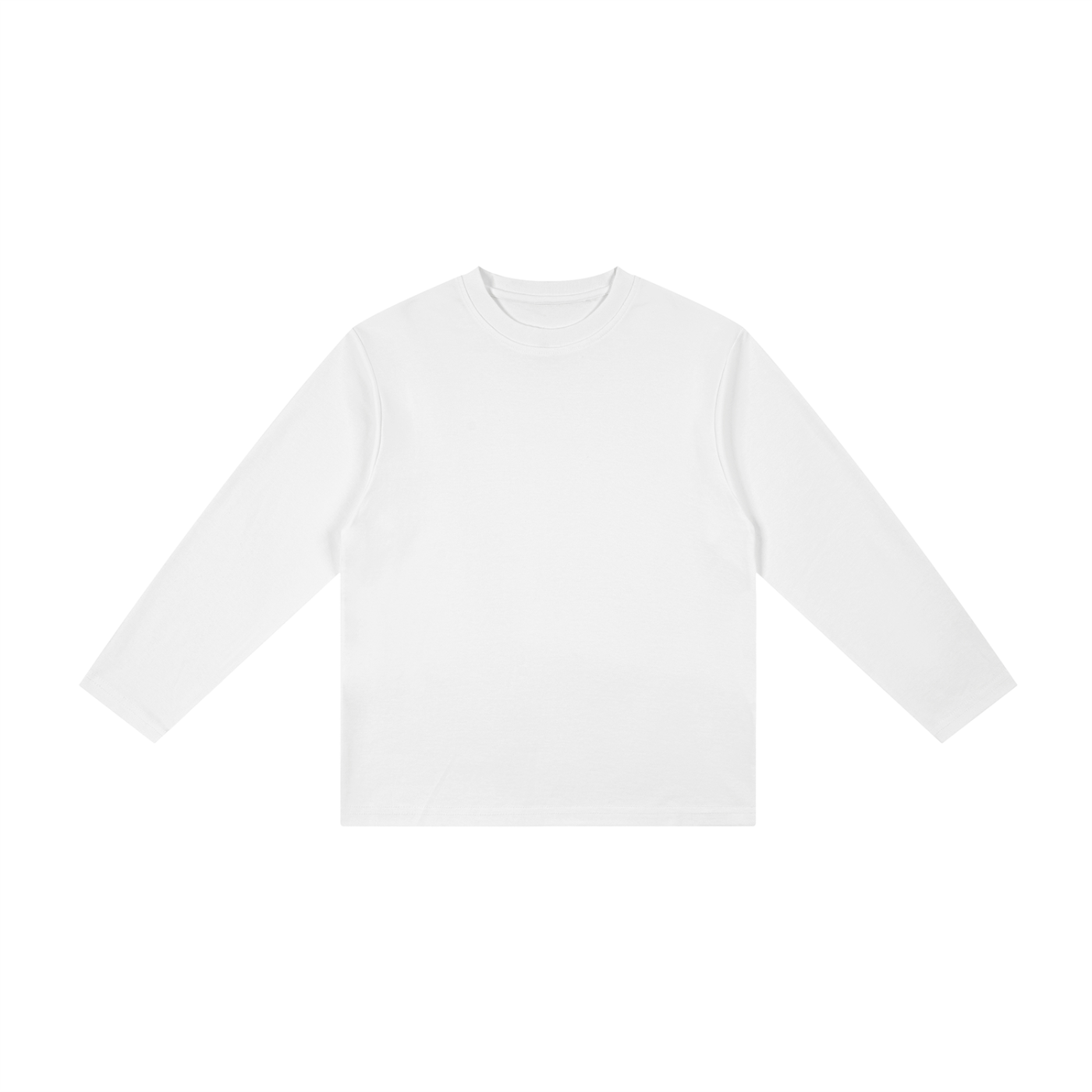 Kids' Drop Shoulder Long Sleeve T-Shirt – Oversized Cotton Casual Tee