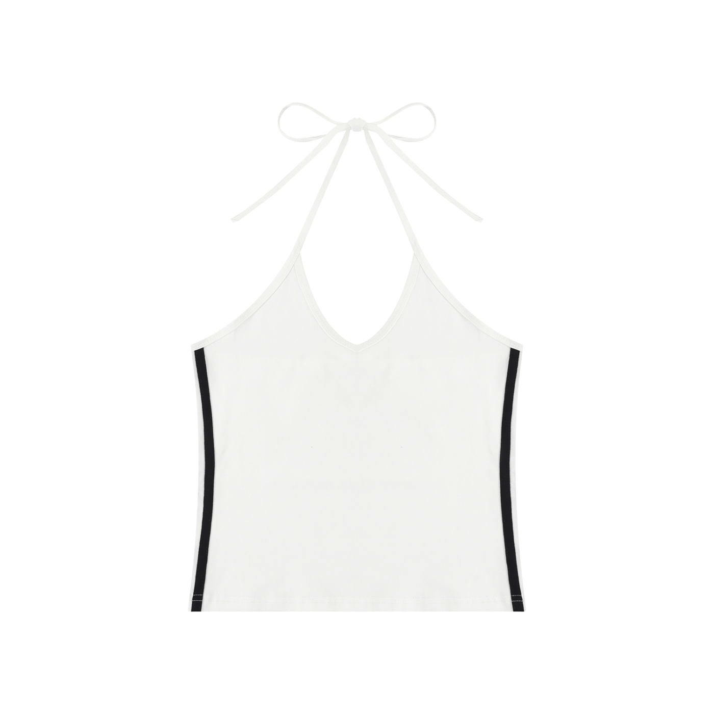 Women's Color Block Halter Crop Tank Top – Sleeveless Summer Essential