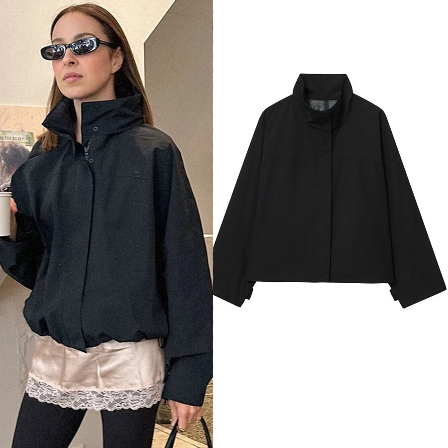Casual Stand-up Collar Jacket