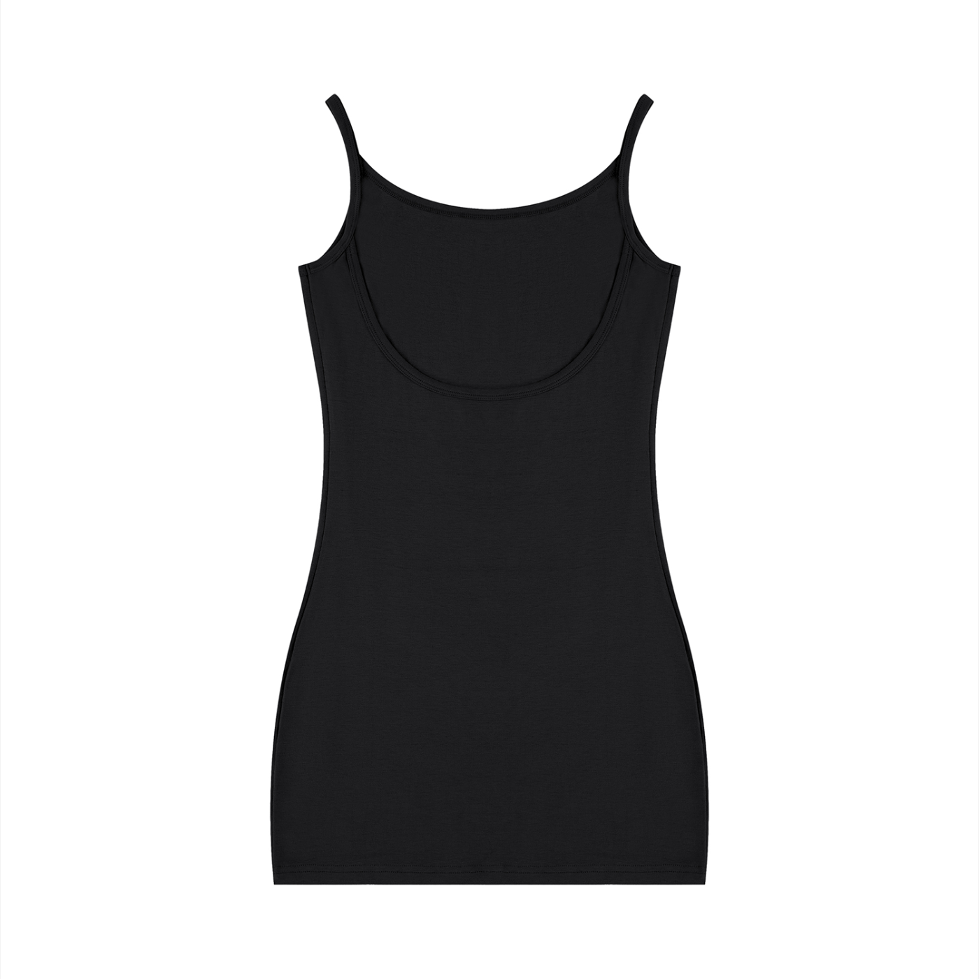 Women's Solid Sleeveless Bodycon Dress – Slim Fit Casual Midi Dress