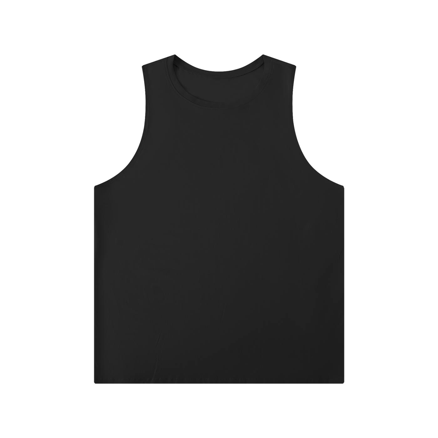 Men's Solid Color Crew Neck Tank Top – Premium Sleeveless Cotton Muscle Tee