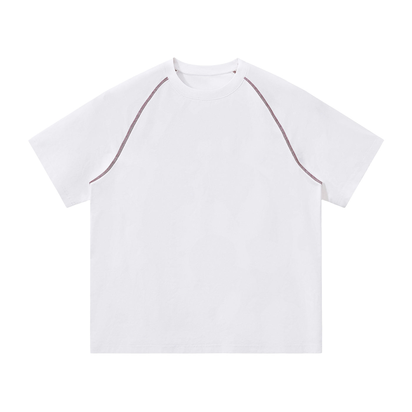 Unisex Contrast Stitch Raglan T-Shirt – Oversized Streetwear Tee