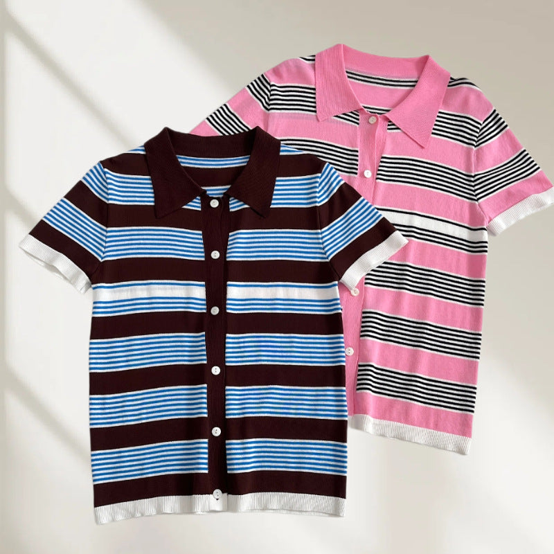Casual All-Match Short-Sleeve Knit Top For Women
