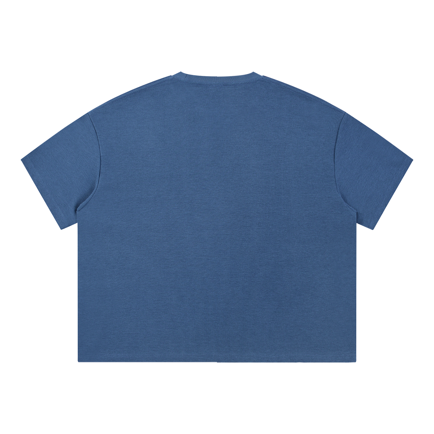 Unisex Waffle Boxy T-Shirt – Oversized Textured Streetwear Tee