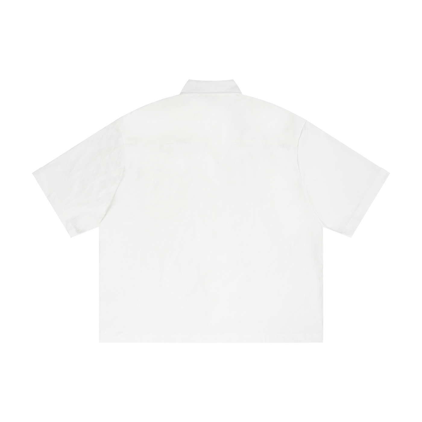 Unisex Heavyweight Boxy Short Sleeve Shirt – Oversized Premium Streetwear Button-Up