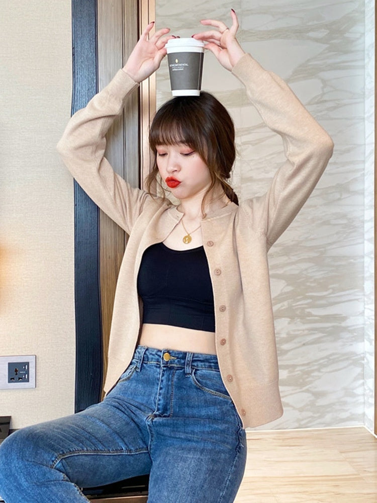 Women's Slim-Fit Long Sleeve Pullover Top