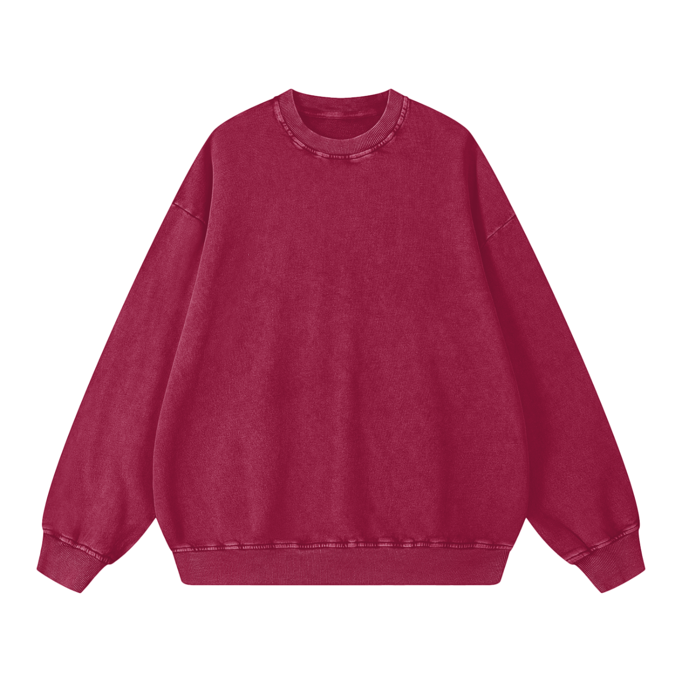 Snow Washed Oversized Sweatshirt – Premium Unisex Heavyweight Streetwear Pullover