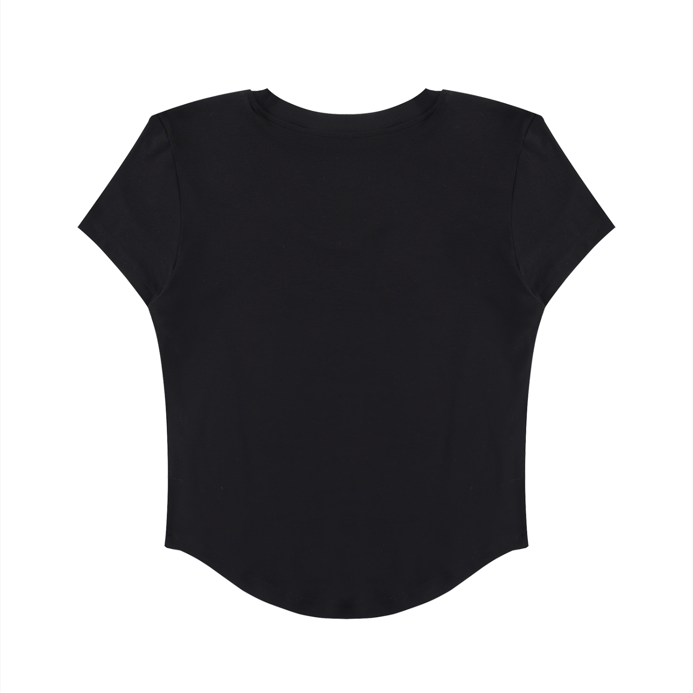 Women's Paneled Crop T-Shirt – Slim Fit Casual Streetwear Tee