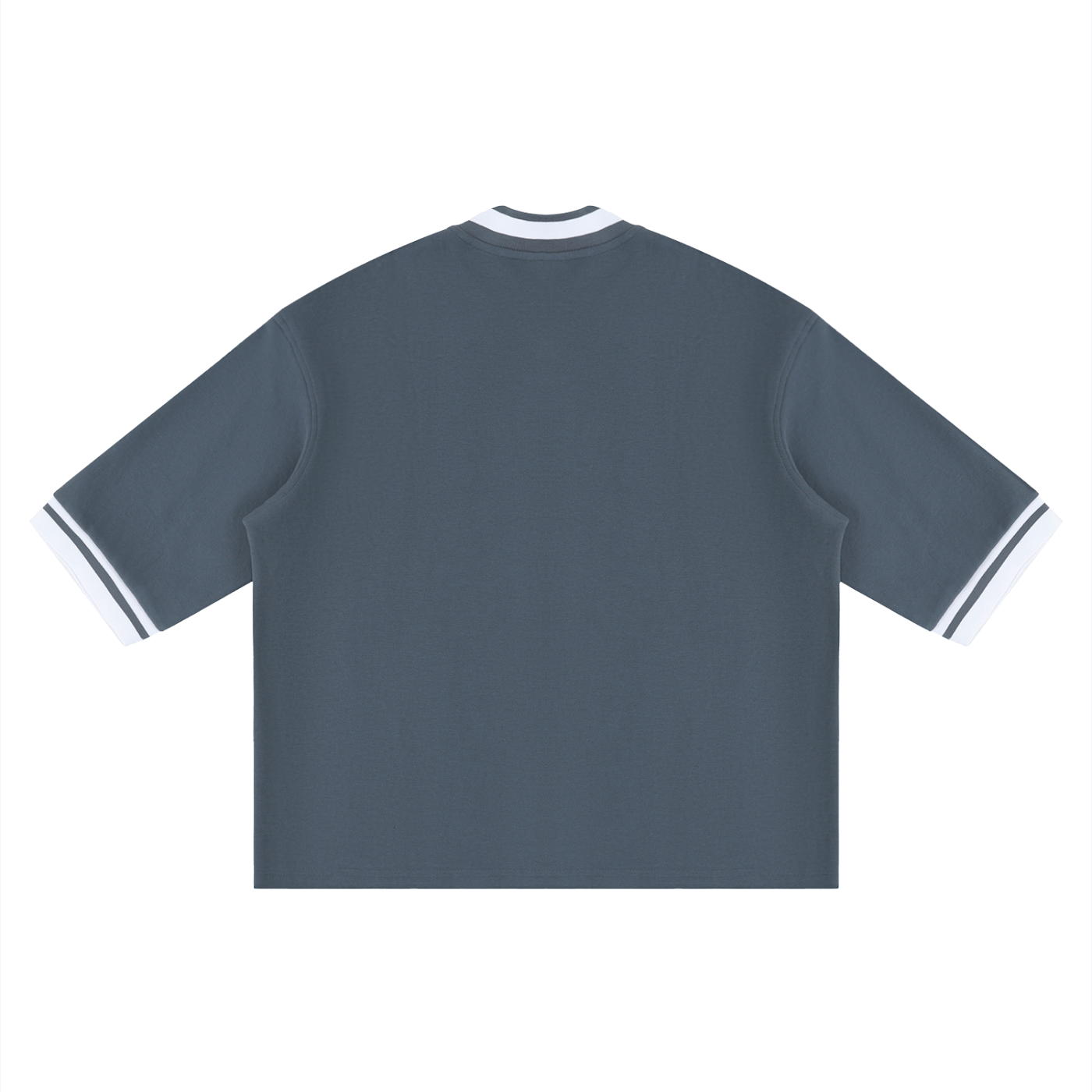 Unisex Heavyweight Boxy Baseball Jersey – Oversized Vintage Streetwear Button-Up Shirt