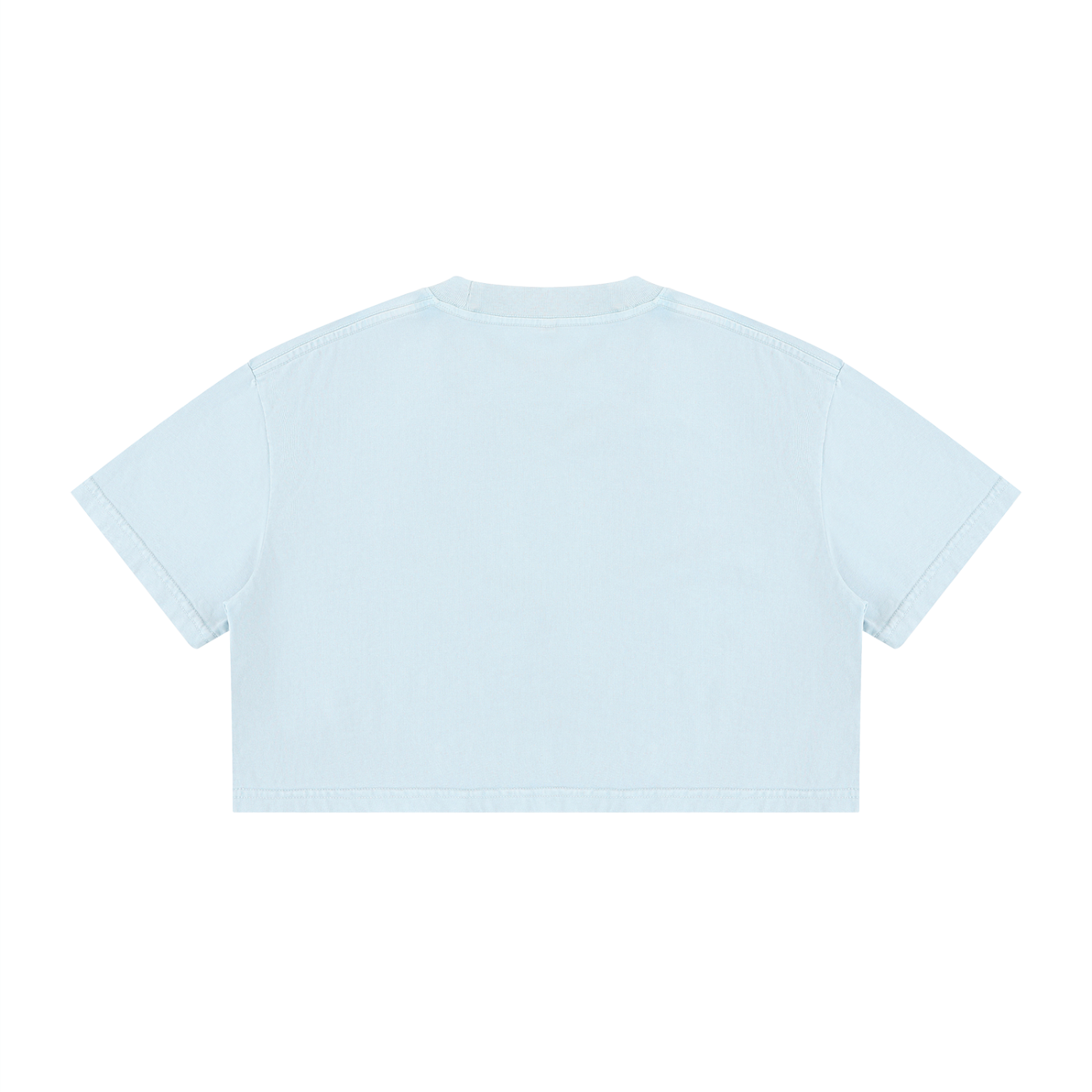 Women's Mineral Wash Cotton Crop T-Shirt – Vintage Oversized Cropped Streetwear Tee