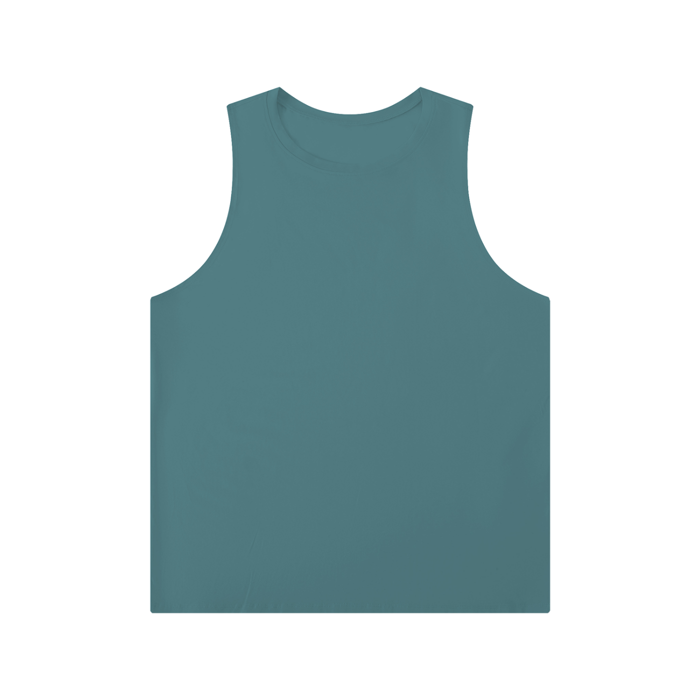 Men's Solid Color Crew Neck Tank Top – Premium Sleeveless Cotton Muscle Tee