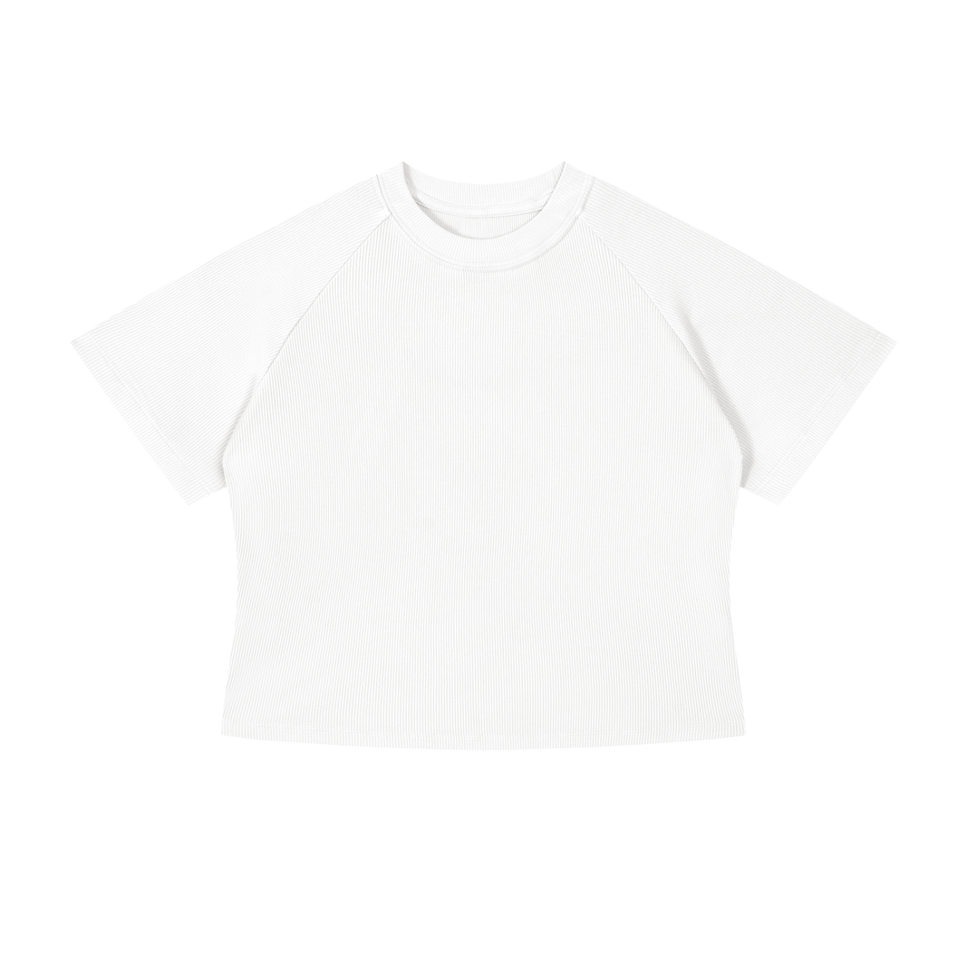 Women's Mineral Wash Crop T-Shirt – Slim Fit Vintage Streetwear Tee