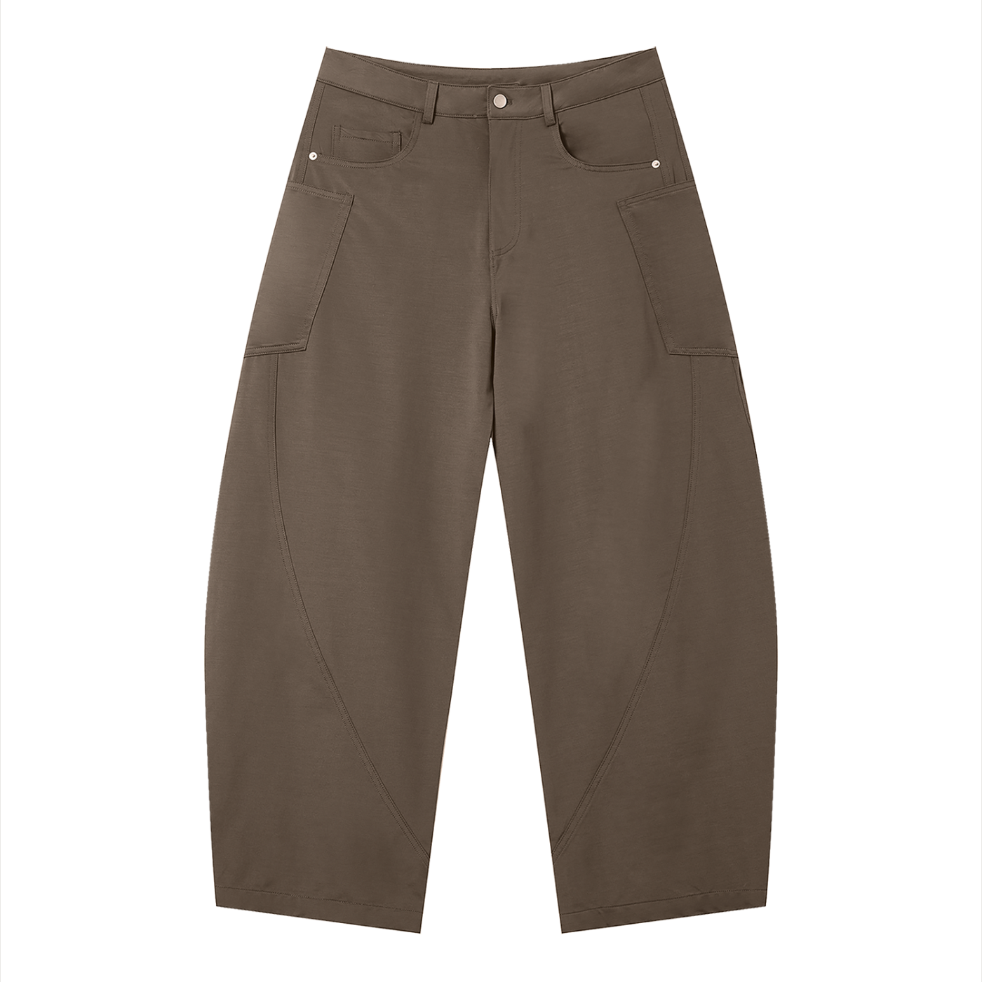 Men's Barrel Leg Pants – Relaxed Fit Premium Casual Trousers