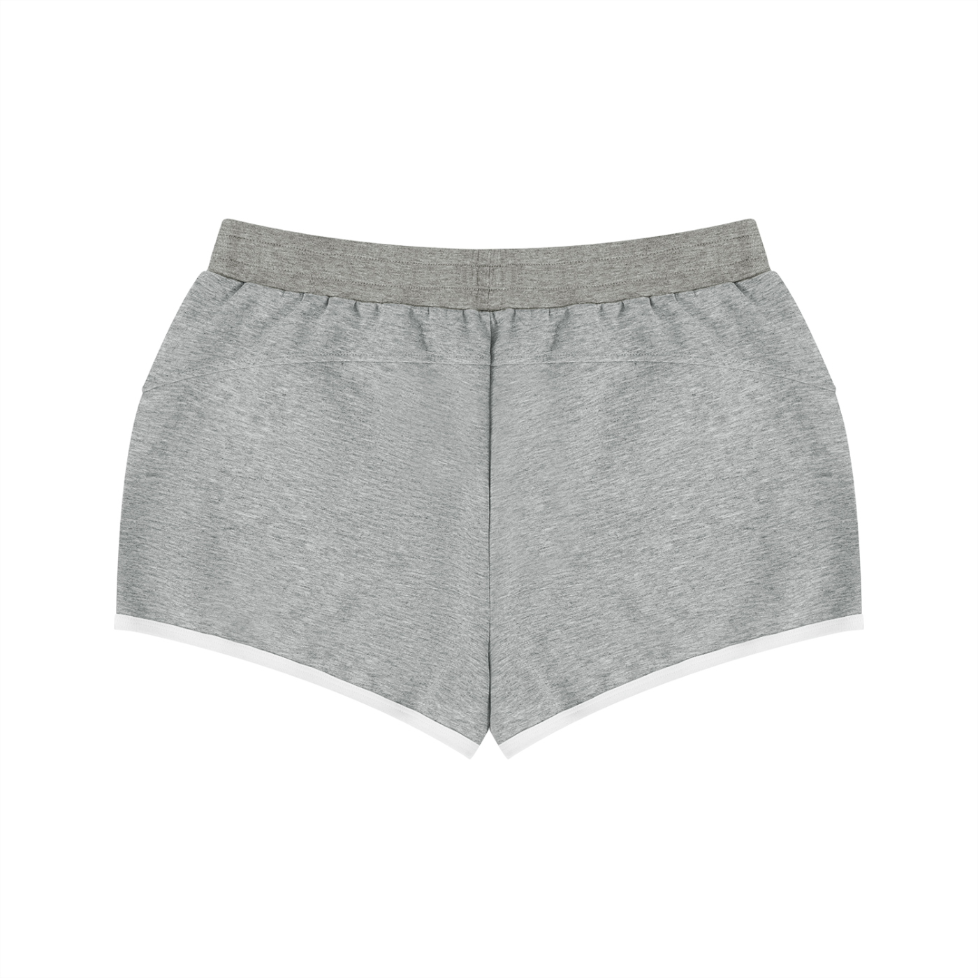 Women's Retro Contrast Trim Athletic Shorts – High-Waisted Activewear Shorts