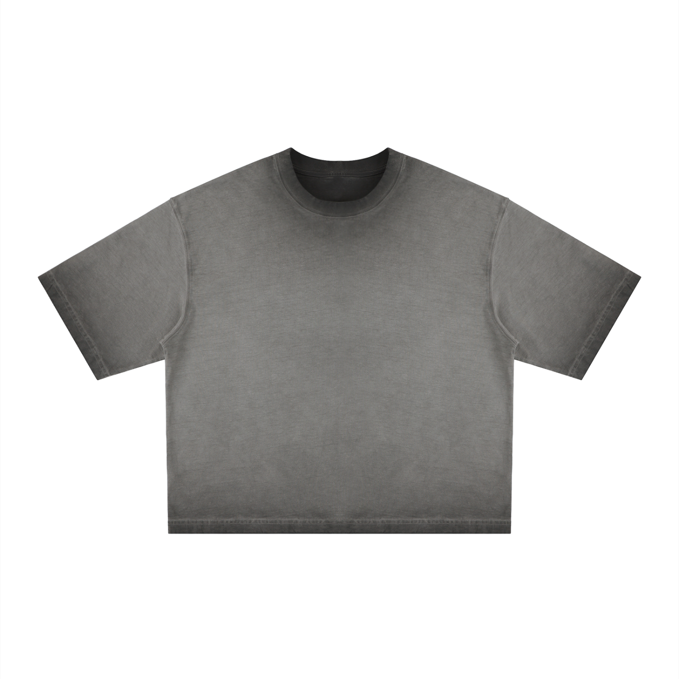 Unisex Reverse Dyed Boxy T-Shirt – Oversized Vintage Washed Streetwear Tee