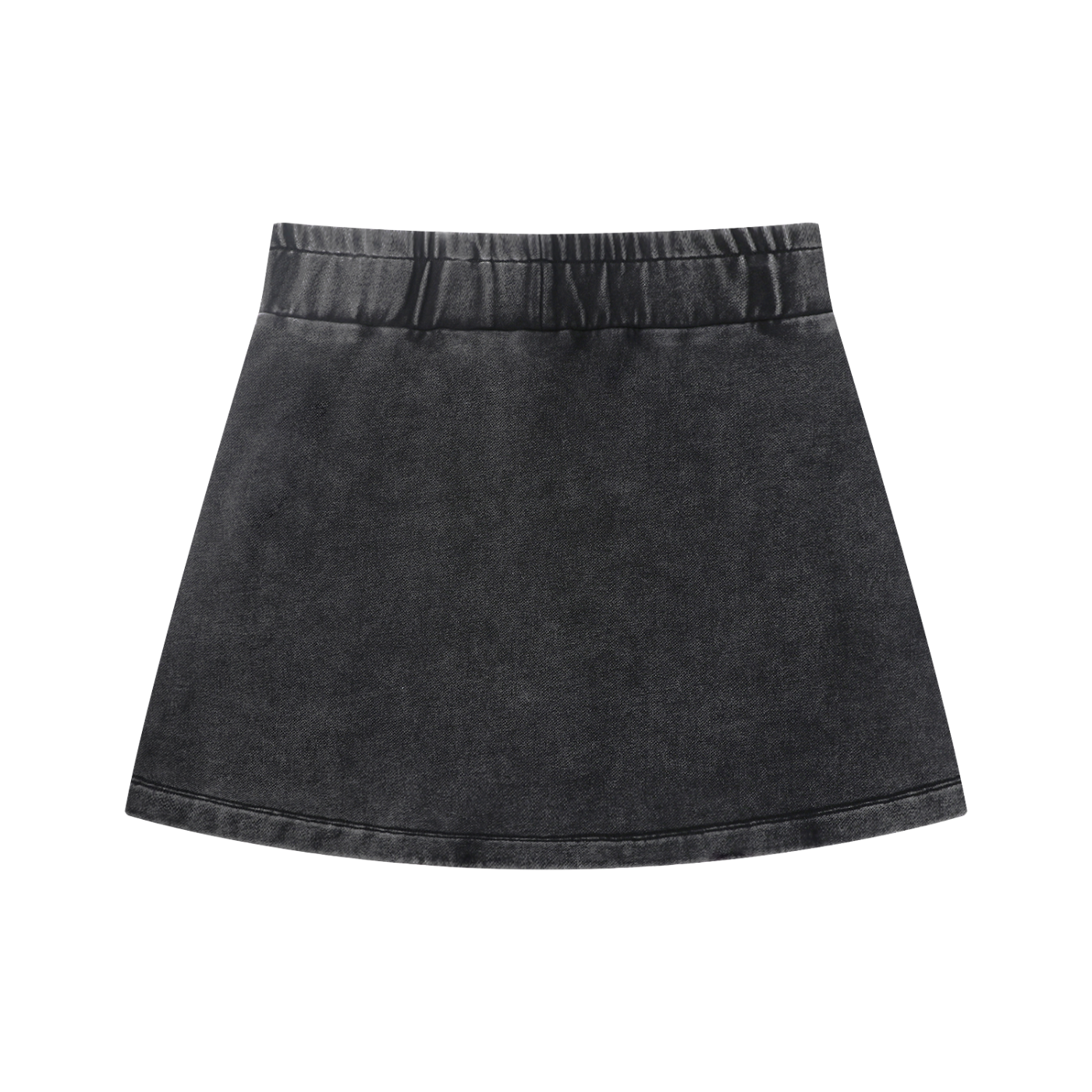 Women's Mineral Wash Mini Skirt – Vintage High Waist Casual Streetwear Skirt
