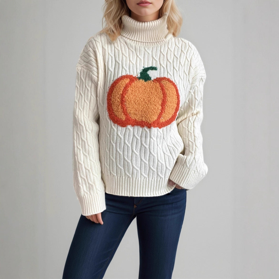 Leisure Warm Vintage Chic Pullover
