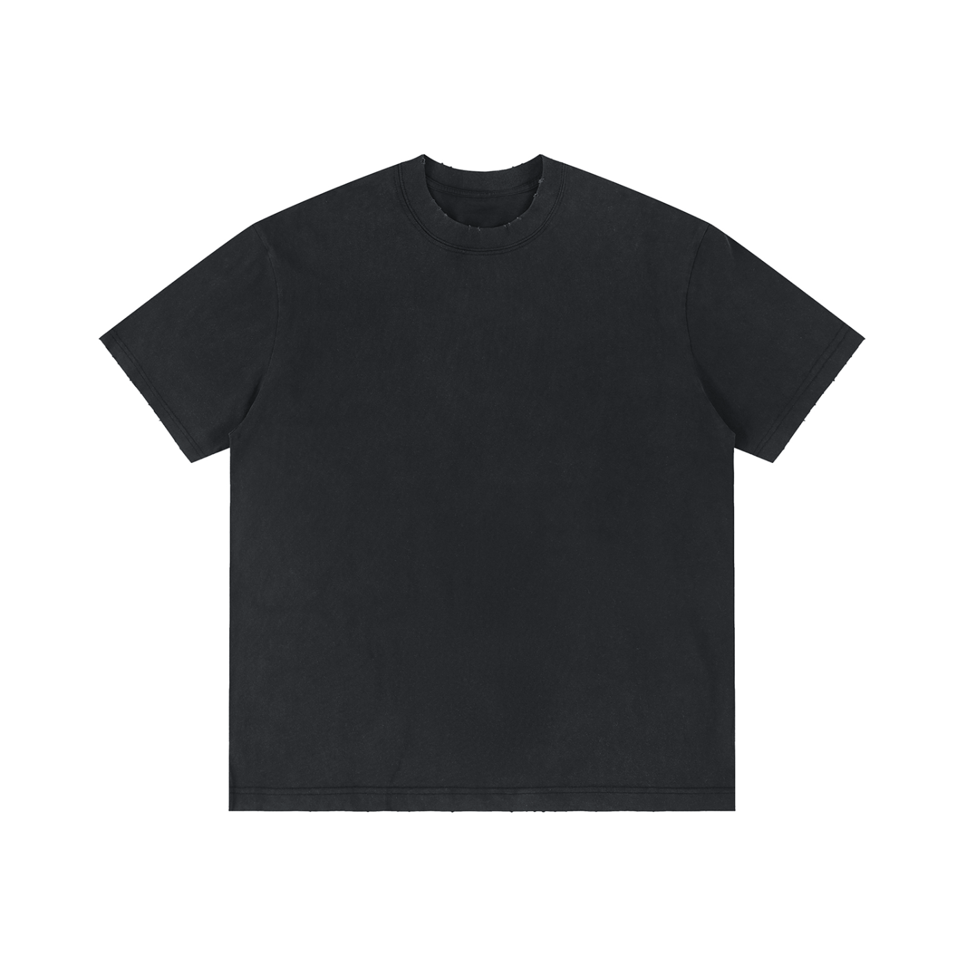 Unisex Vintage Wash Distressed T-Shirt – Oversized Premium Streetwear Tee