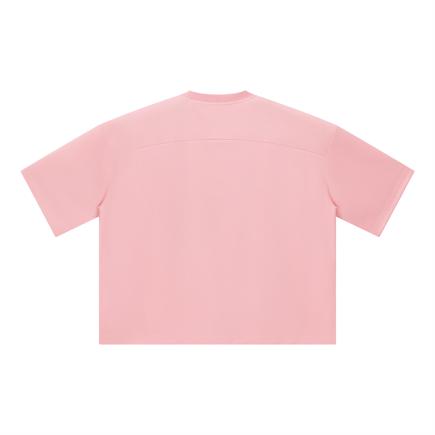 Unisex Boxy Mesh Crewneck T-Shirt – Oversized Breathable Streetwear Tee