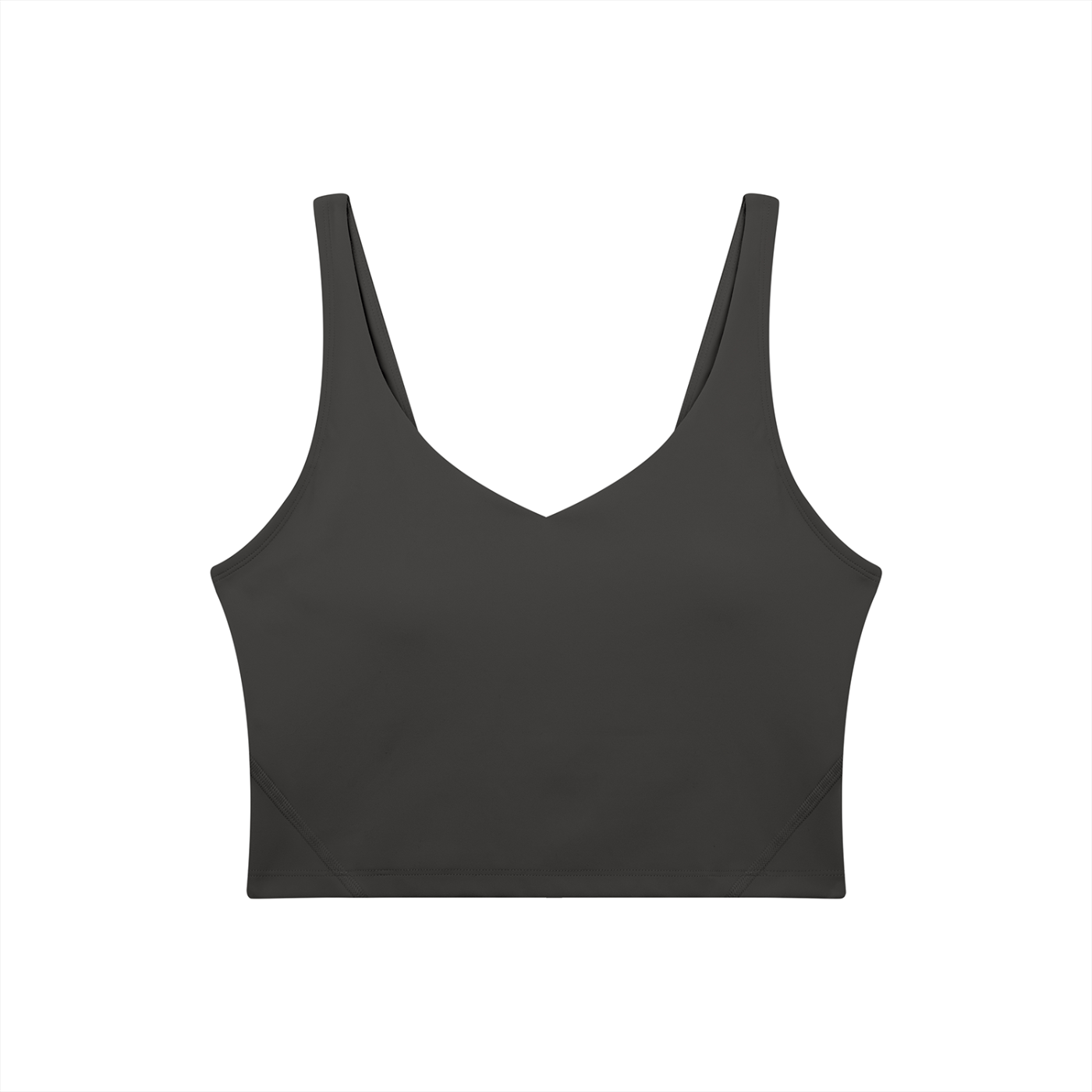 Women's V-Neck Yoga Sports Bra – Seamless Medium Support Workout & Activewear Bra