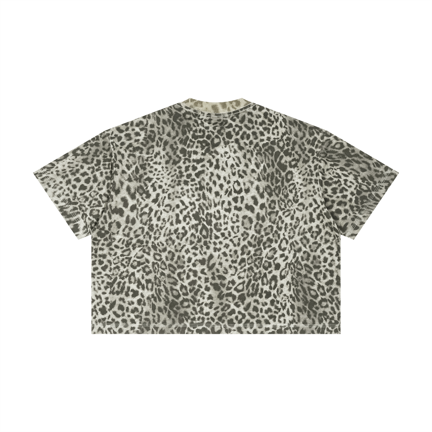 Unisex Leopard Print Boxy T-Shirt – Oversized Premium Streetwear Tee