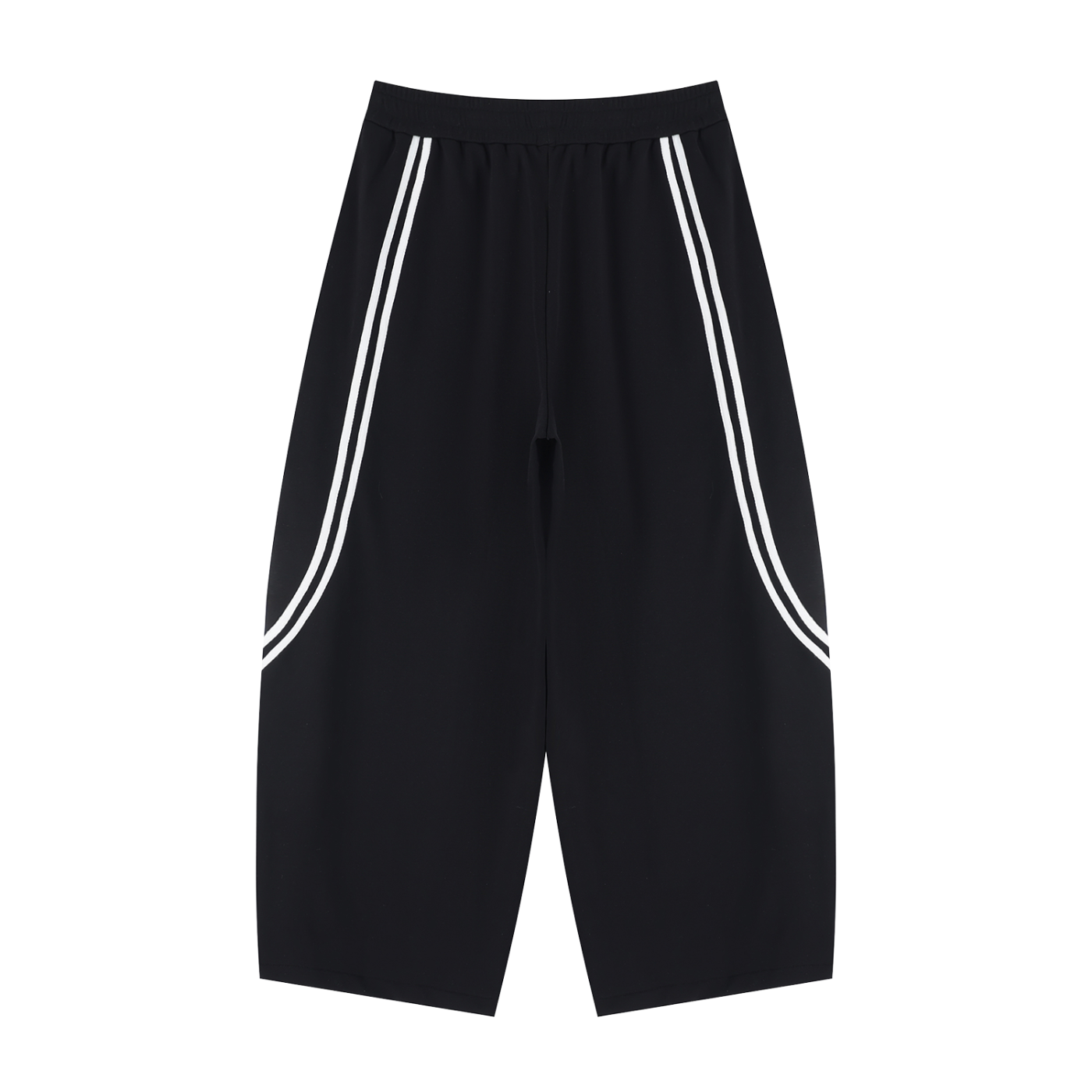 Unisex Wide Leg Piping Sweatpants – Oversized Relaxed Fit Streetwear Joggers