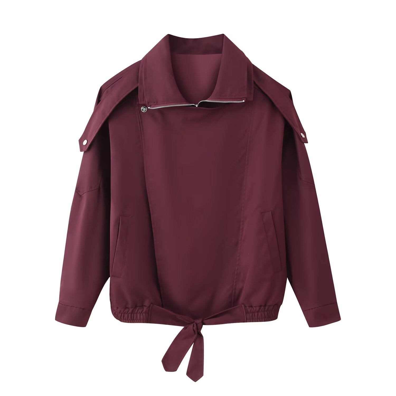 Women's Solid Color Loose And Versatile Loose-fit Jacket Coat