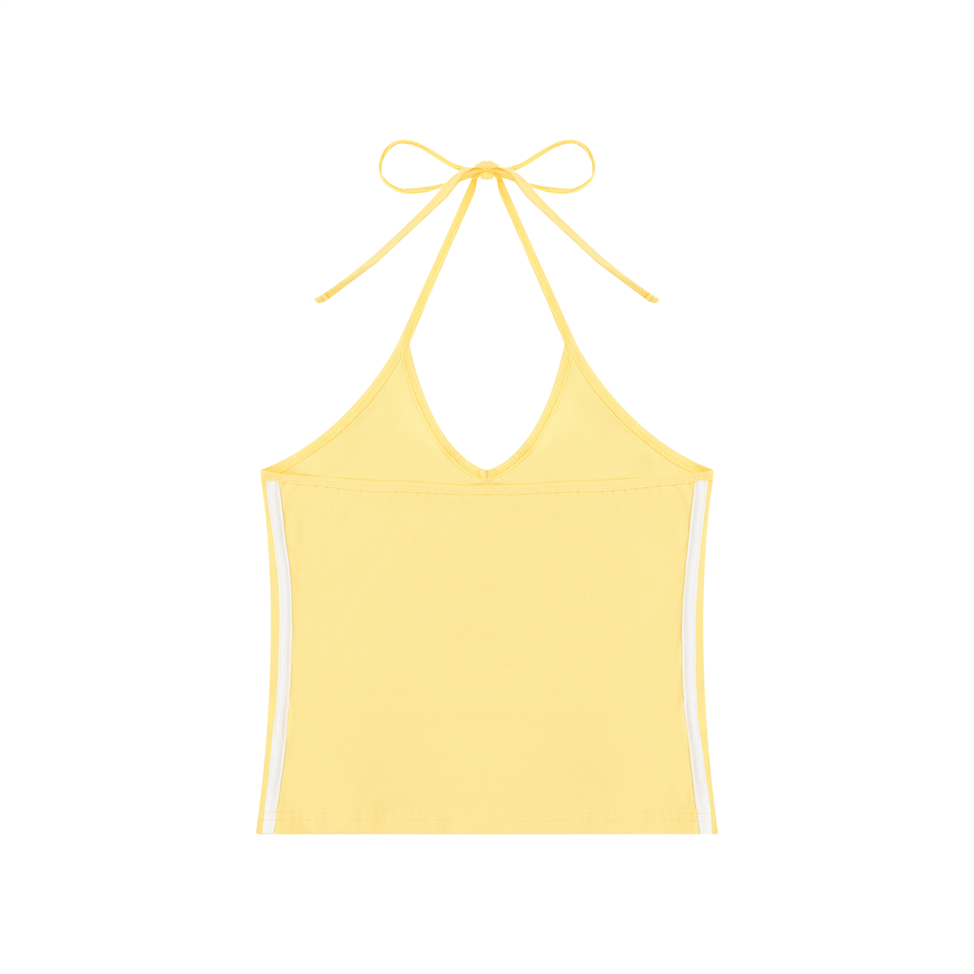 Women's Color Block Halter Crop Tank Top – Sleeveless Summer Essential