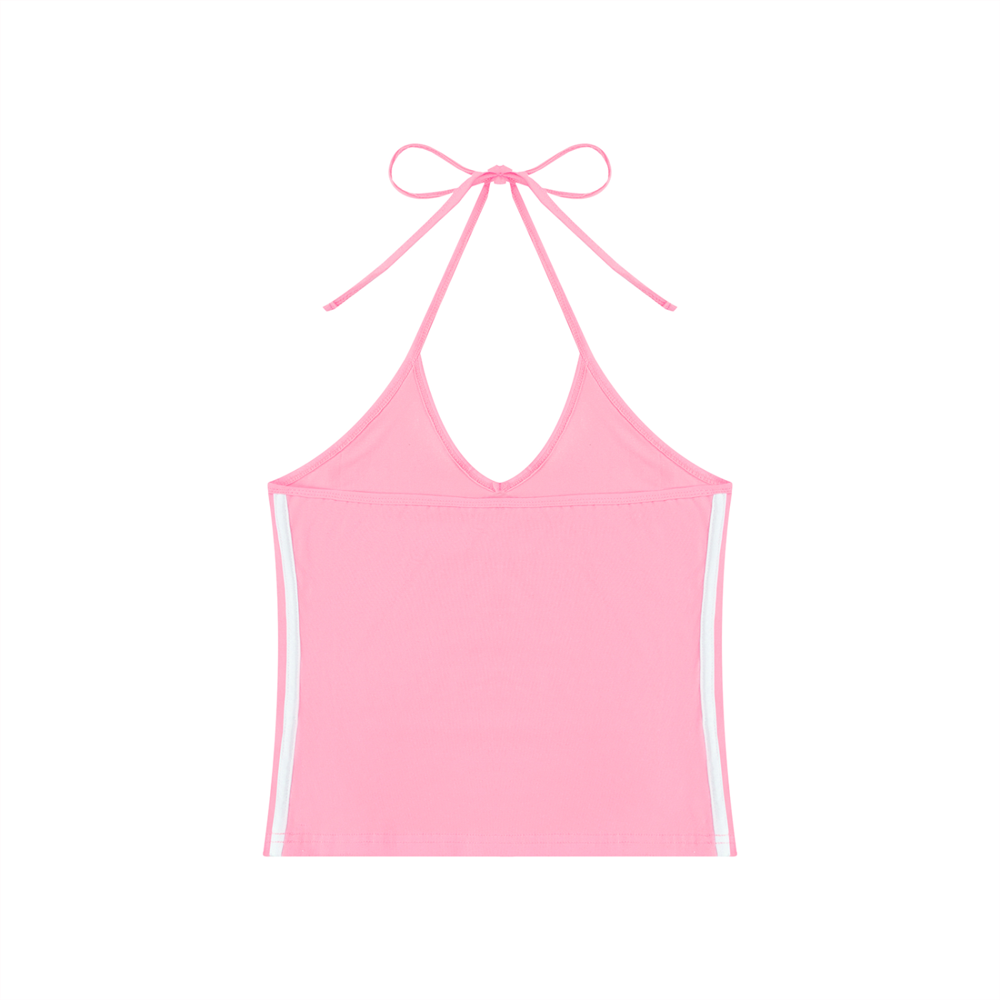 Women's Color Block Halter Crop Tank Top – Sleeveless Summer Essential