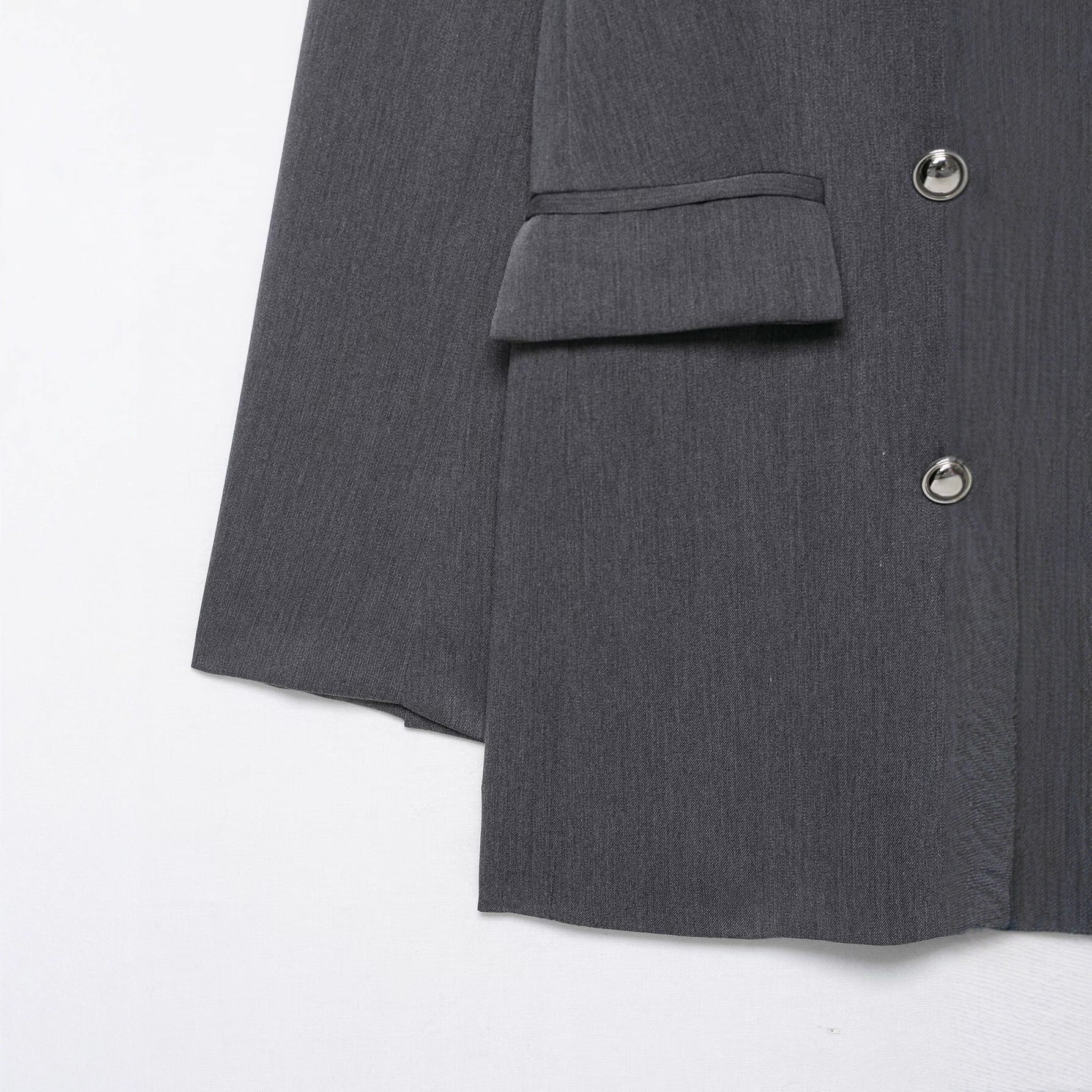 French-style Womens Fashion Versatile Double-breasted Blazer