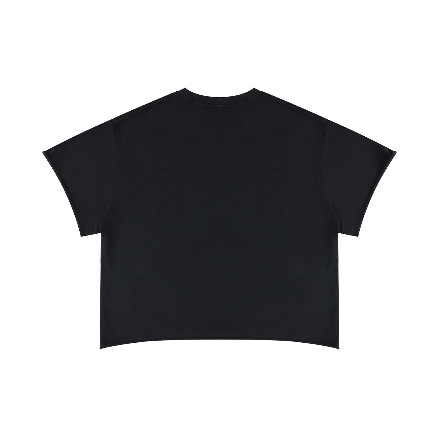 Unisex Boxy Raw Edge T-Shirt – Oversized Premium Cotton Streetwear Tee
