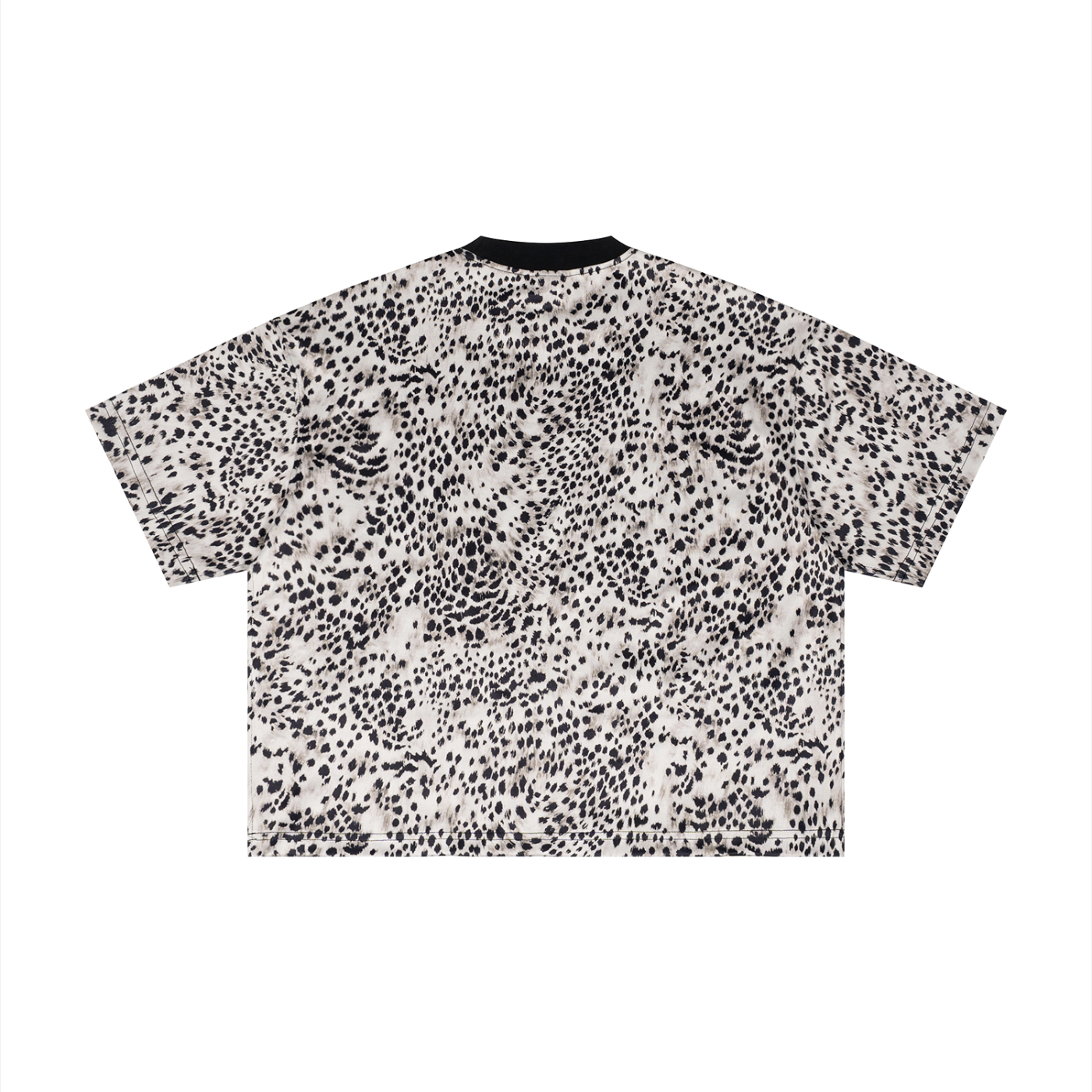 Unisex Leopard Print Boxy T-Shirt – Oversized Premium Streetwear Tee