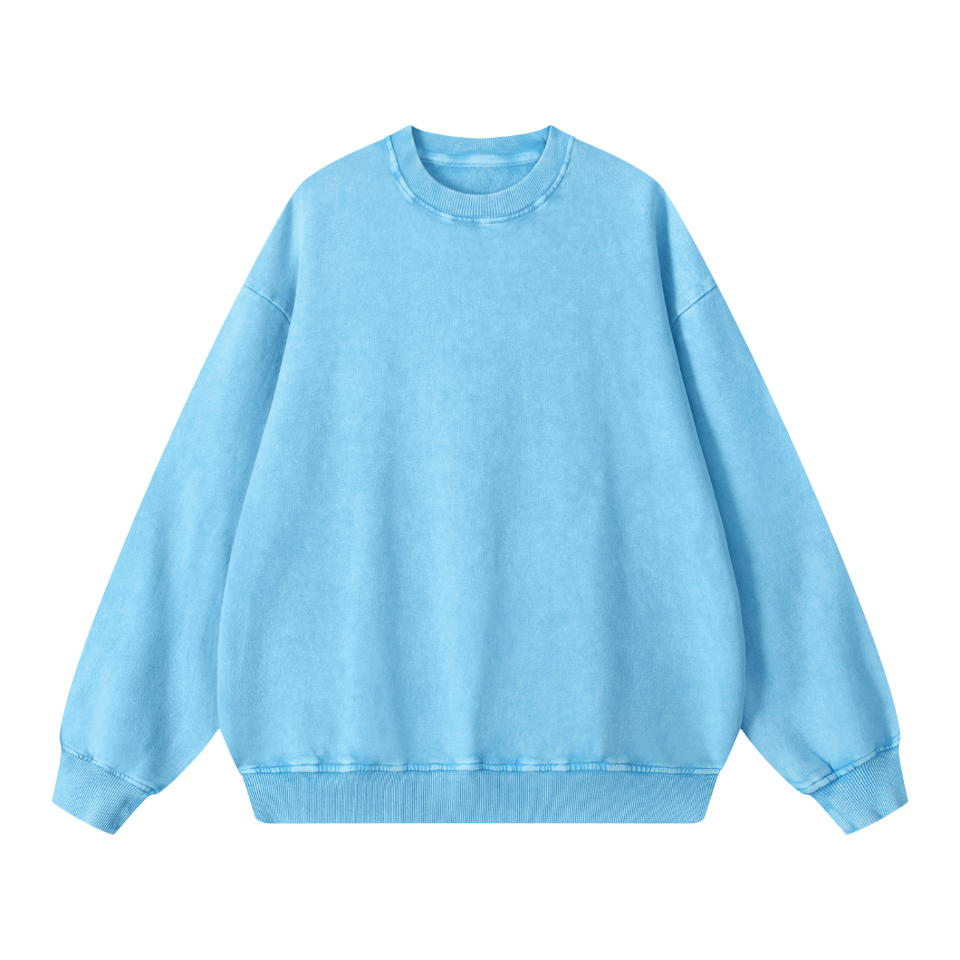 Snow Washed Oversized Sweatshirt – Premium Unisex Heavyweight Streetwear Pullover