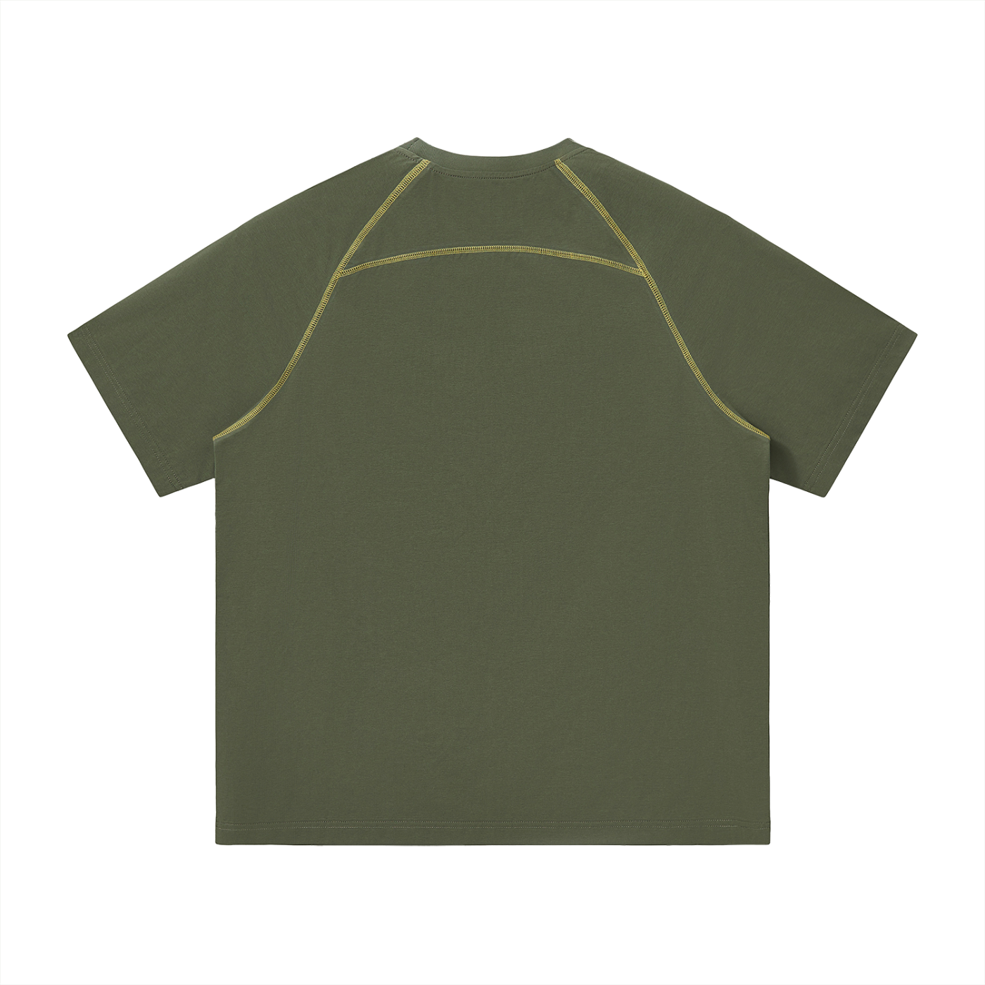 Unisex Contrast Stitch Raglan T-Shirt – Oversized Streetwear Tee