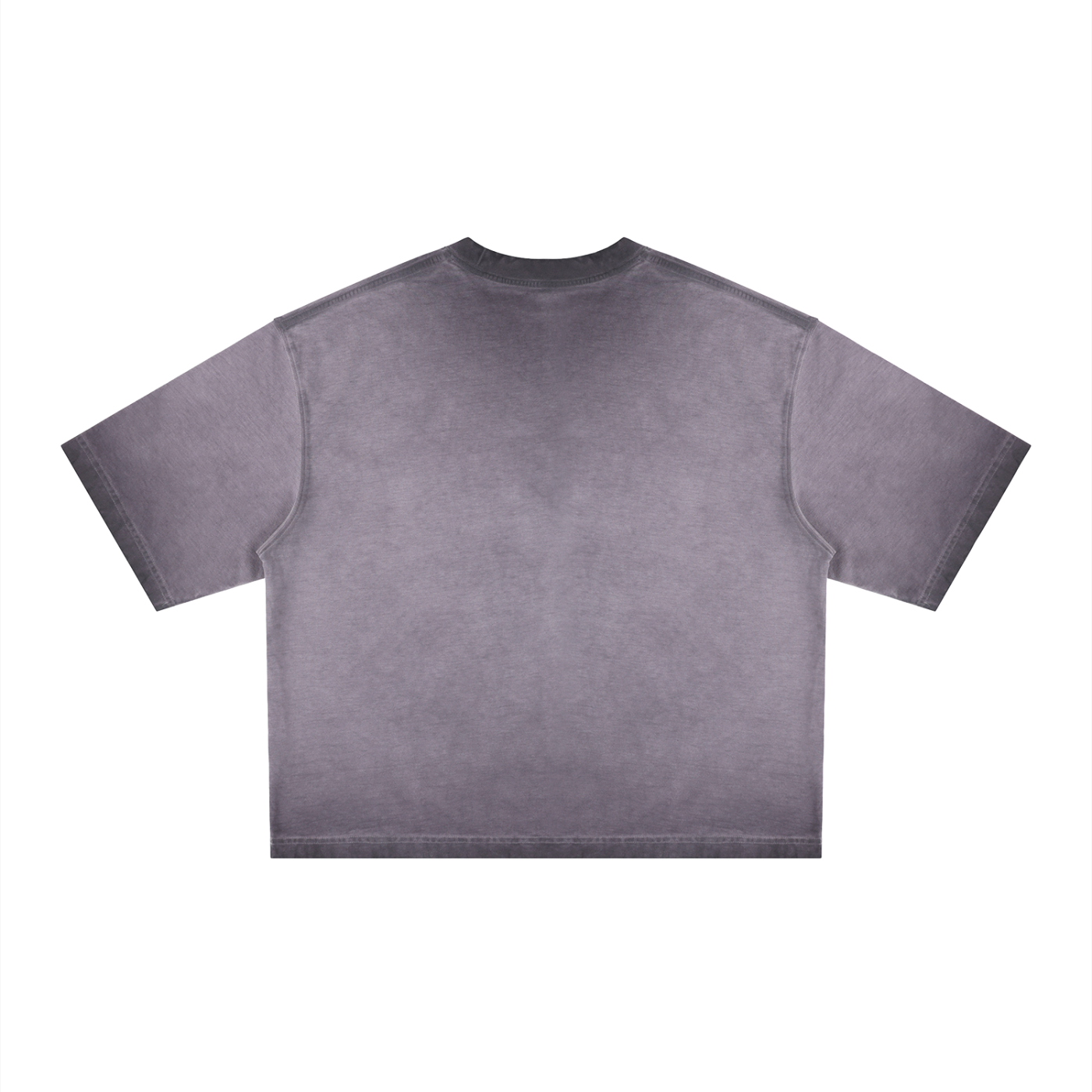 Unisex Reverse Dyed Boxy T-Shirt – Oversized Vintage Washed Streetwear Tee