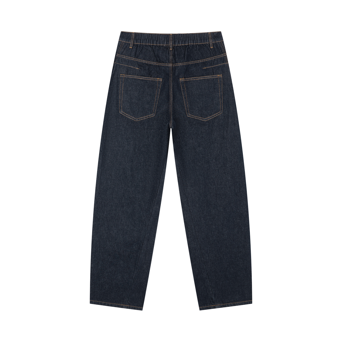 Men's Vintage Wash Barrel Leg Jeans – Relaxed Fit Premium Denim