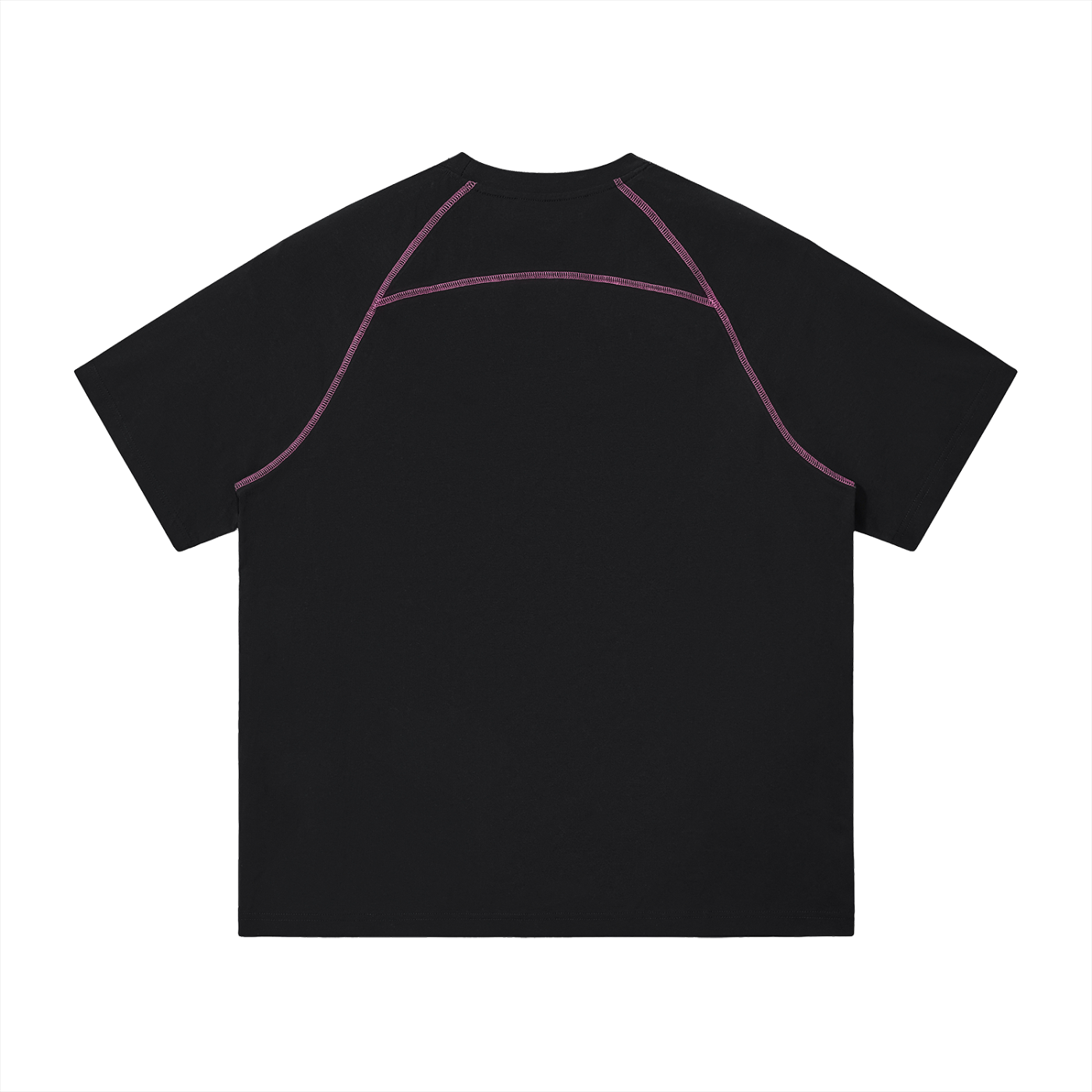 Unisex Contrast Stitch Raglan T-Shirt – Oversized Streetwear Tee