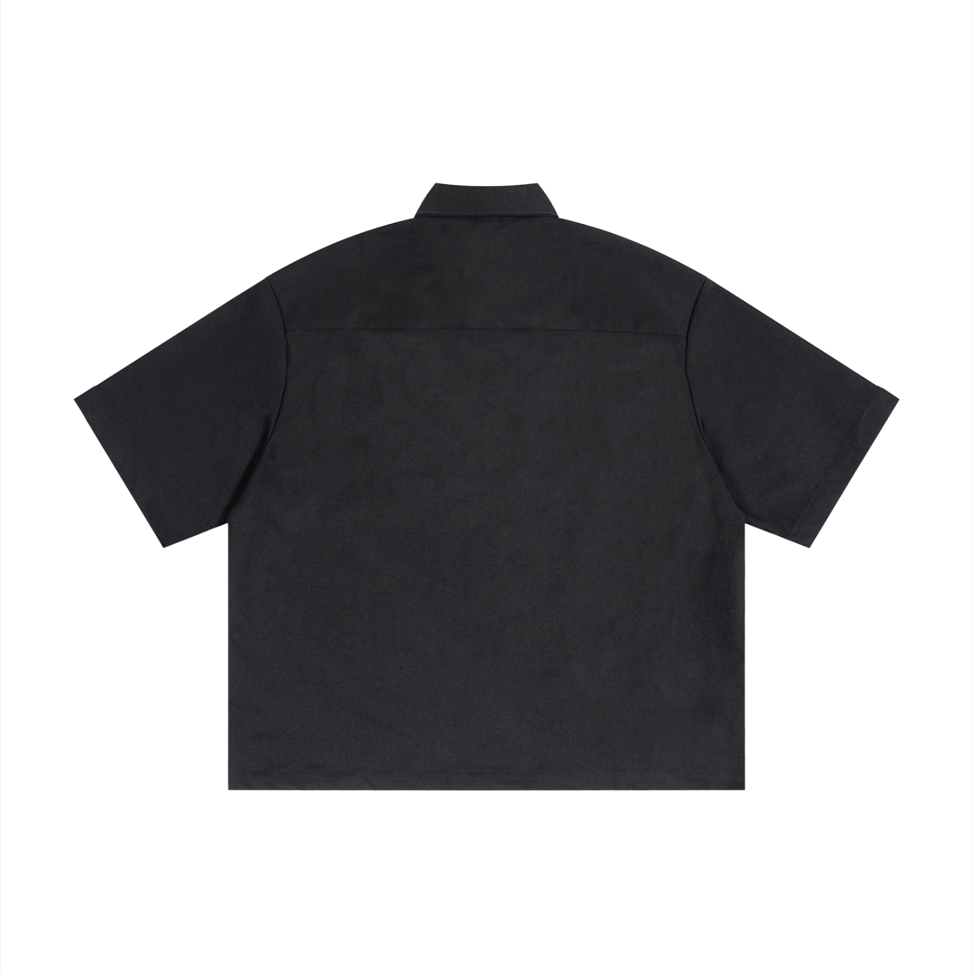 Unisex Heavyweight Boxy Short Sleeve Shirt – Oversized Premium Streetwear Button-Up