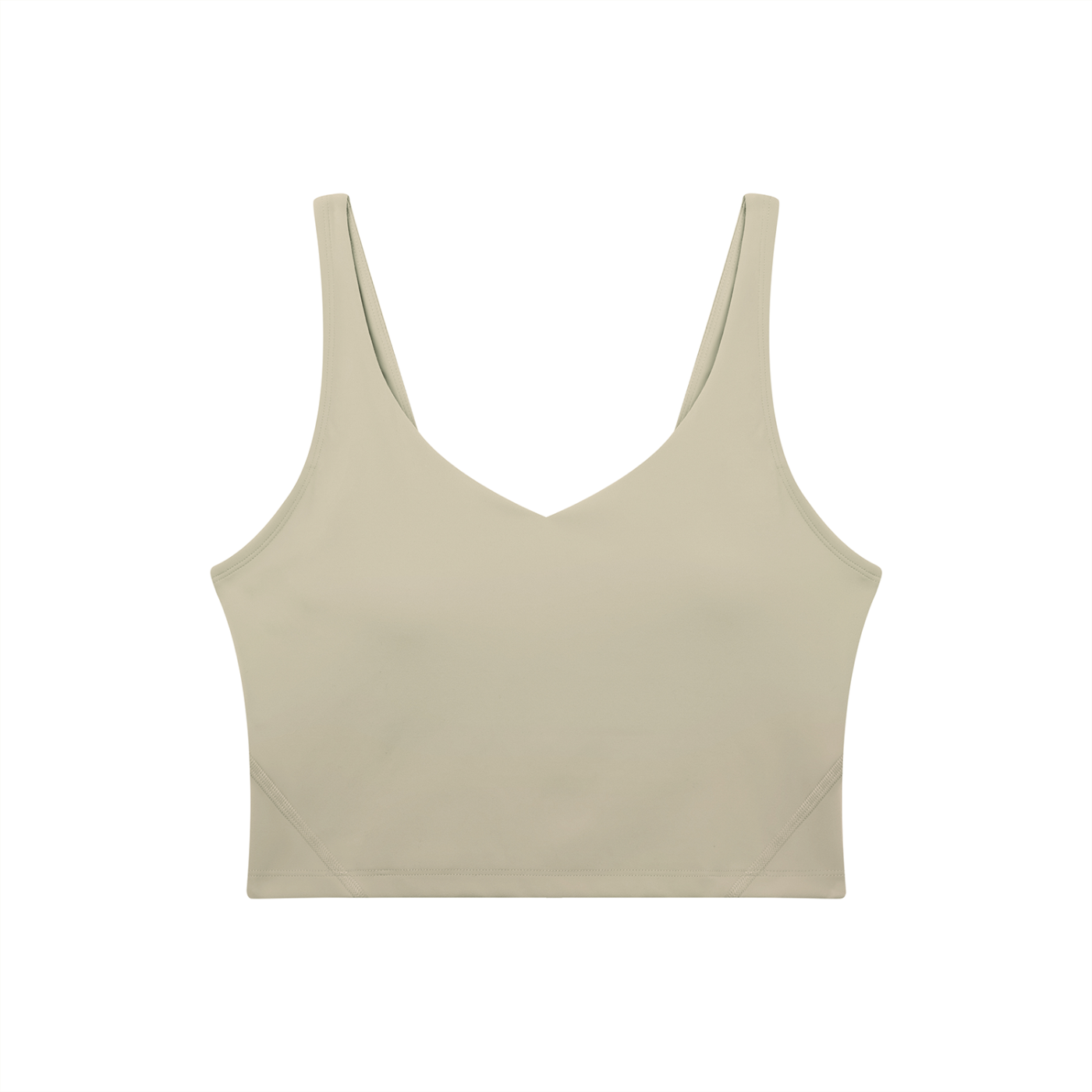 Women's V-Neck Yoga Sports Bra – Seamless Medium Support Workout & Activewear Bra
