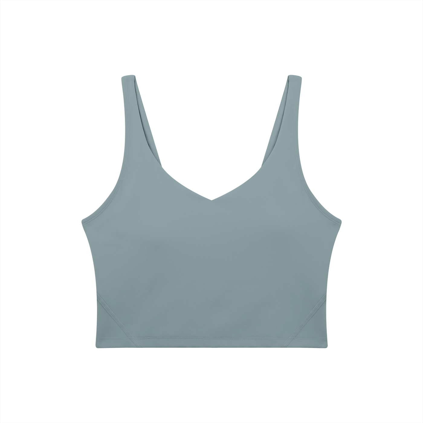 Women's V-Neck Yoga Sports Bra – Seamless Medium Support Workout & Activewear Bra