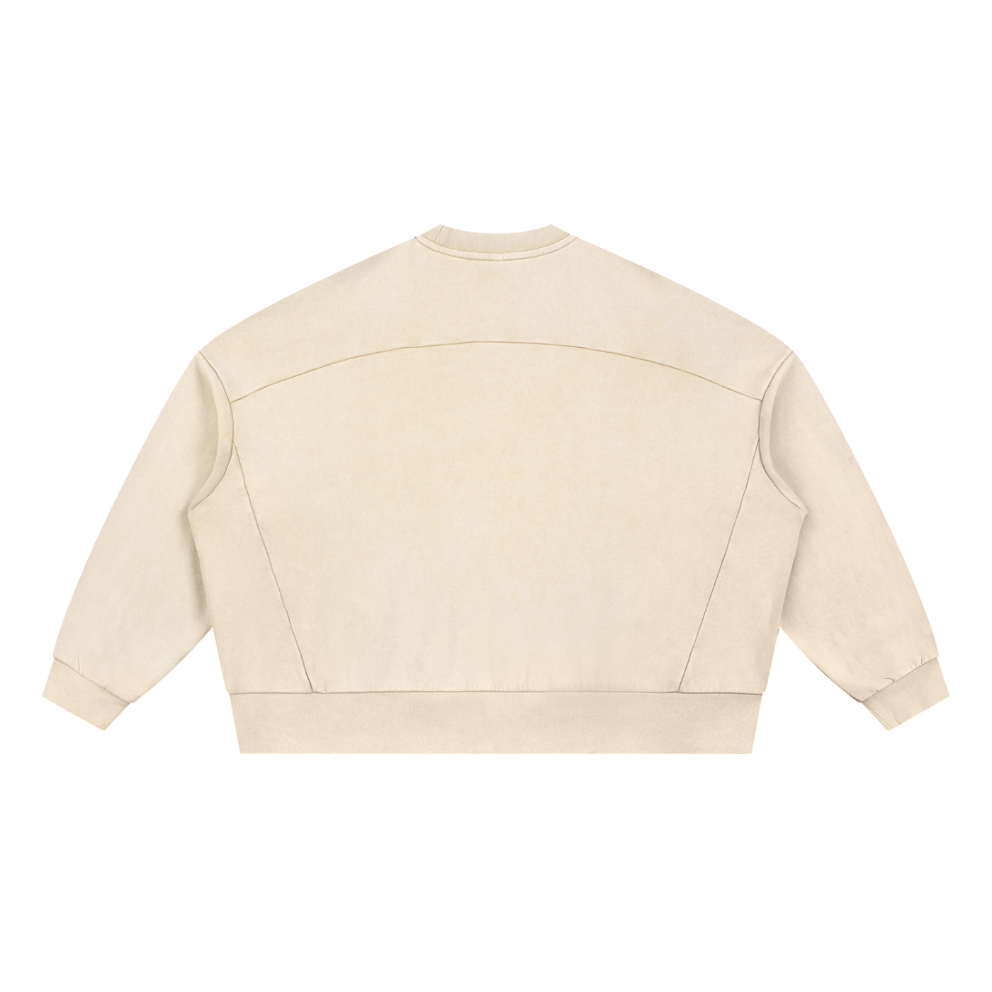 Unisex Mineral Wash Boxy Sweatshirt – Oversized Heavyweight Vintage Streetwear Crewneck