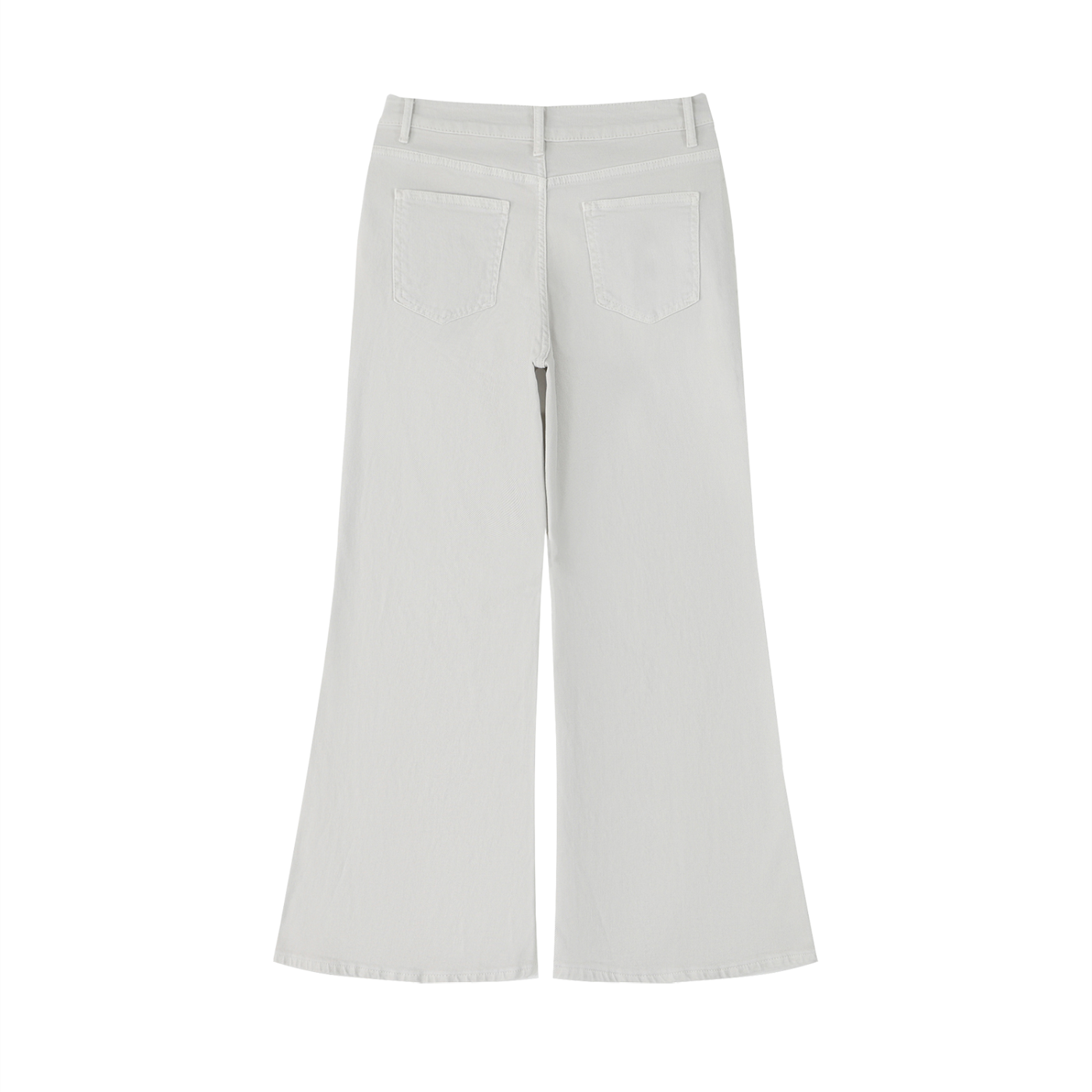Women's Vintage Wash Flared Leg Jeans – High-Waisted Stretch Denim Pants