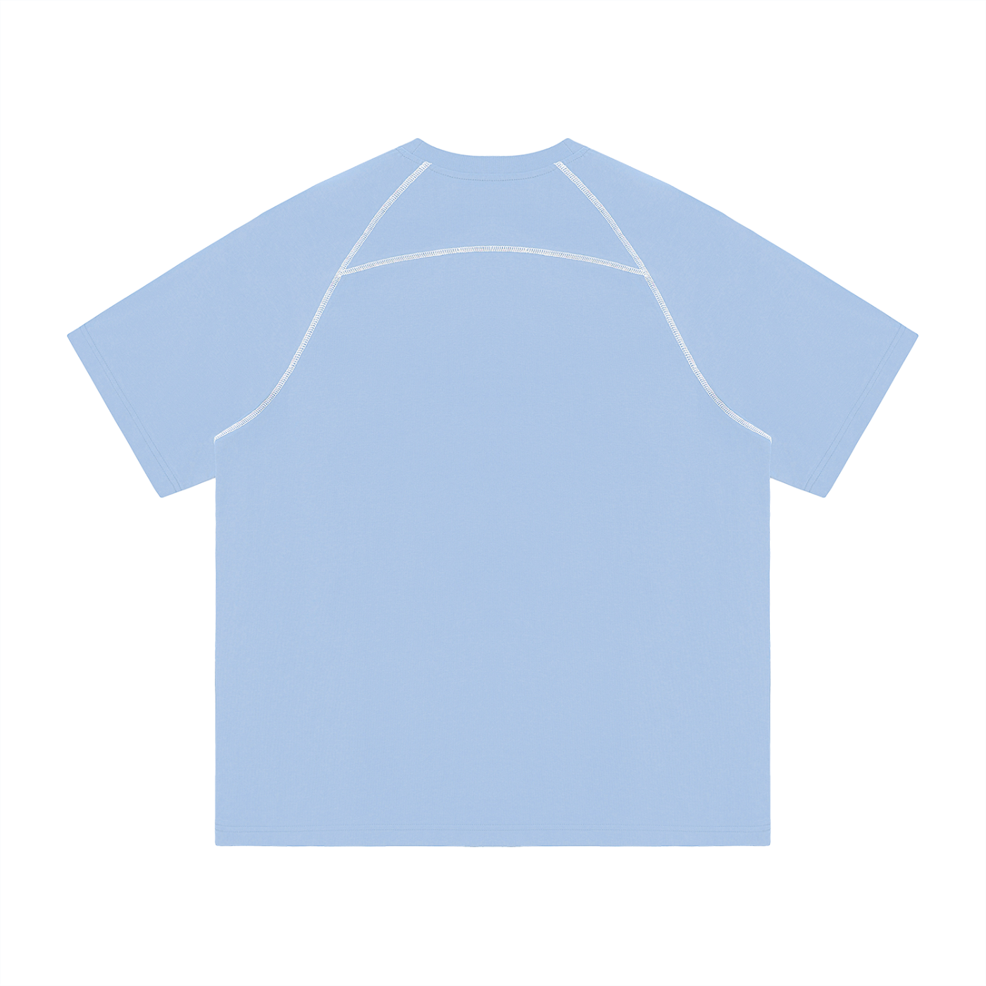 Unisex Contrast Stitch Raglan T-Shirt – Oversized Streetwear Tee