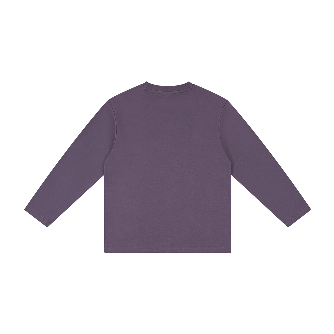 Kids' Drop Shoulder Long Sleeve T-Shirt – Oversized Cotton Casual Tee