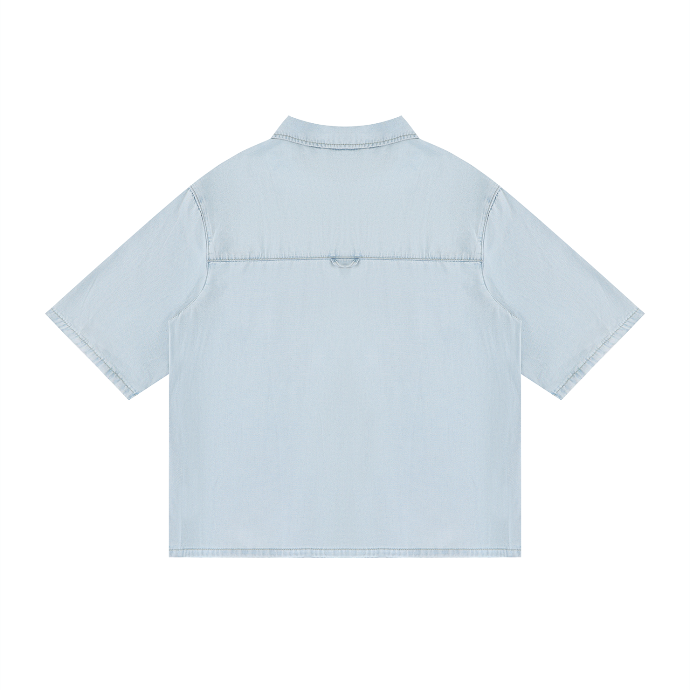 Unisex Vintage Wash Lyocell Drop Shoulder Shirt – Oversized Premium Button-Up