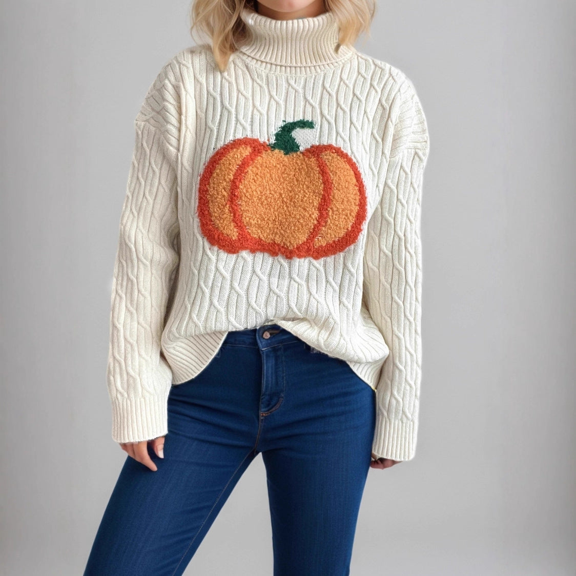 Leisure Warm Vintage Chic Pullover